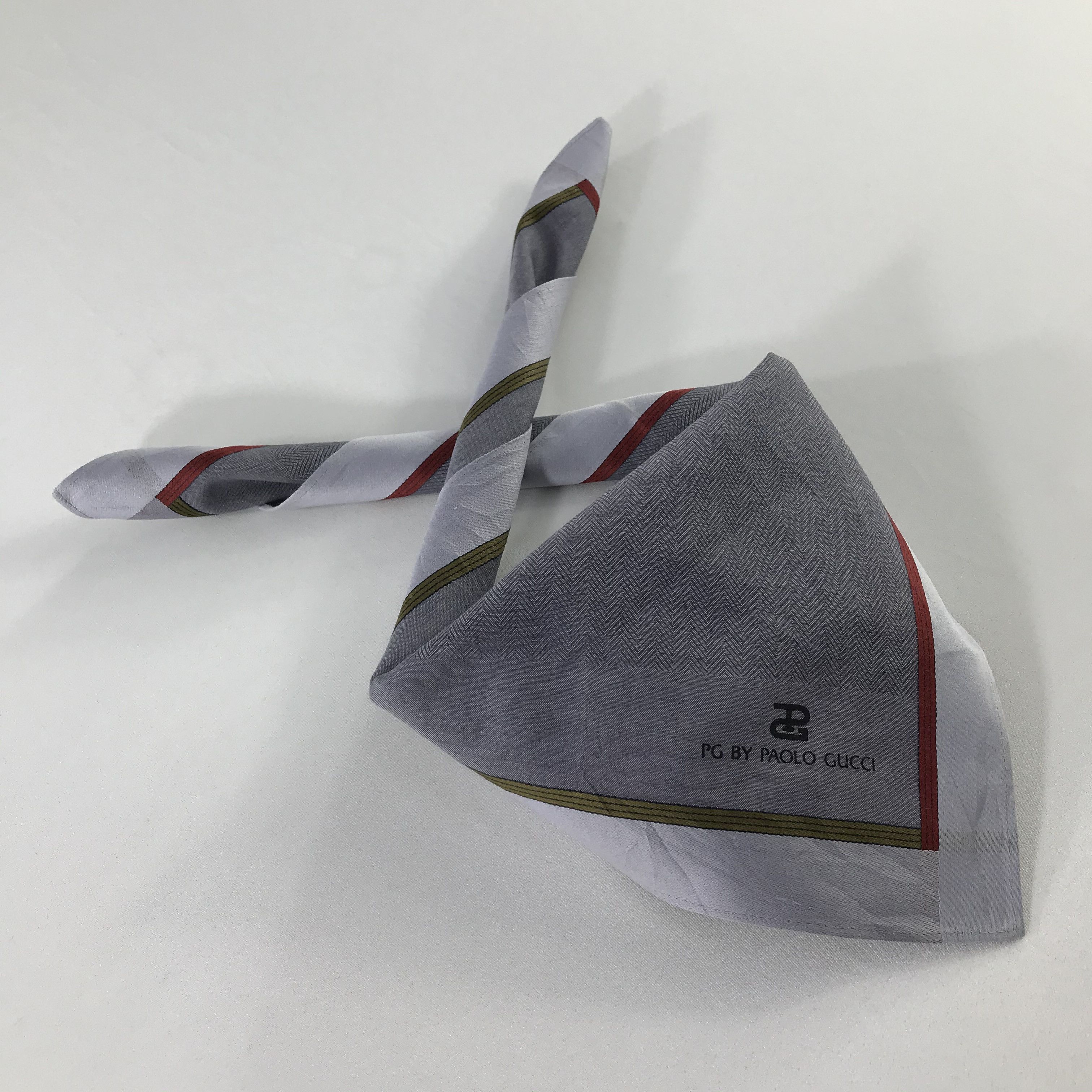 Paolo Gucci × Vintage Paolo Gucci Bandana / Handkerchief / Neckerchief - S991 Size ONE SIZE - 4 Thumbnail