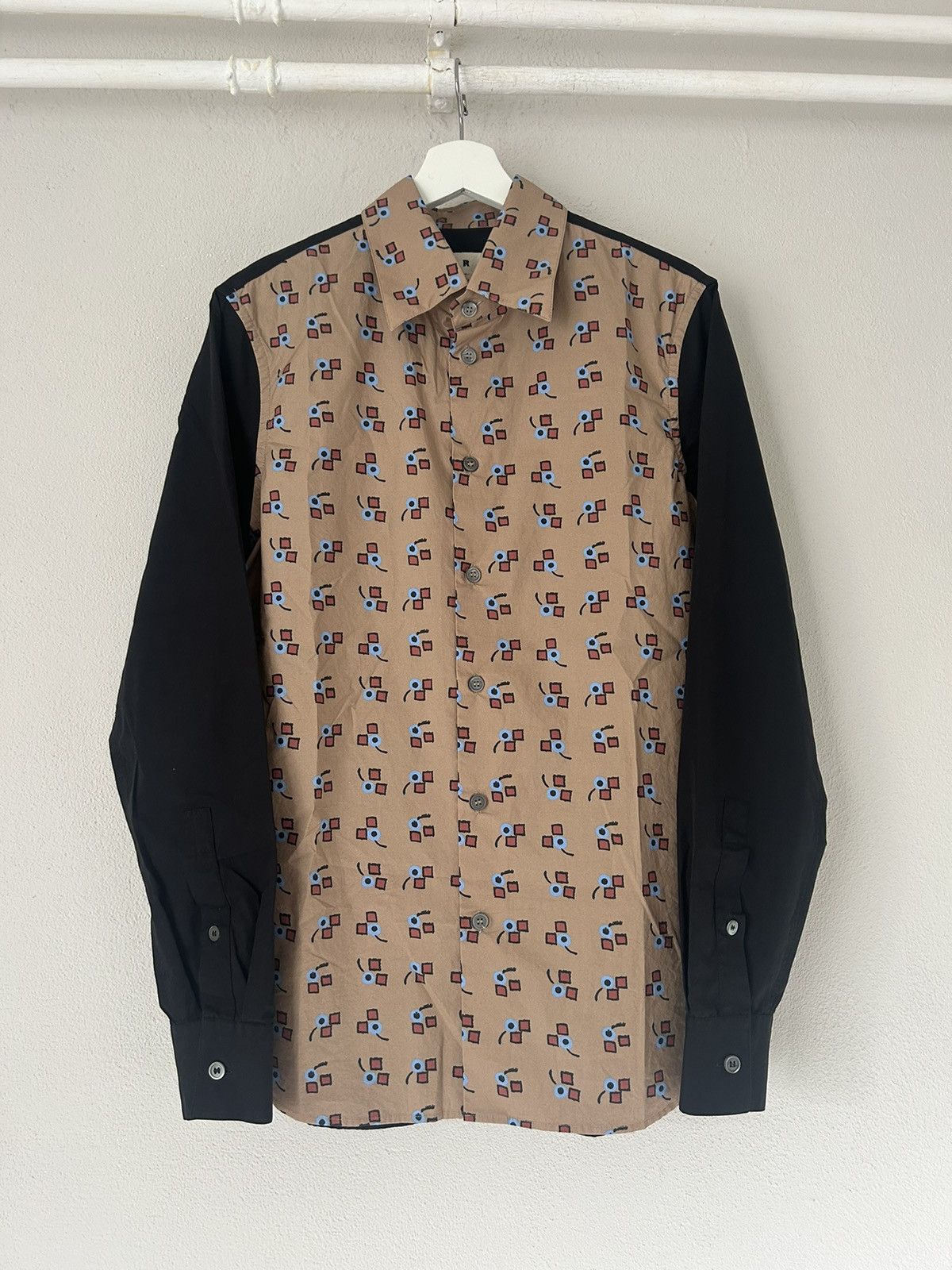 Marni Abstract Print Button-Up Shirt Size US M / EU 48-50 / 2 - 1 Thumbnail
