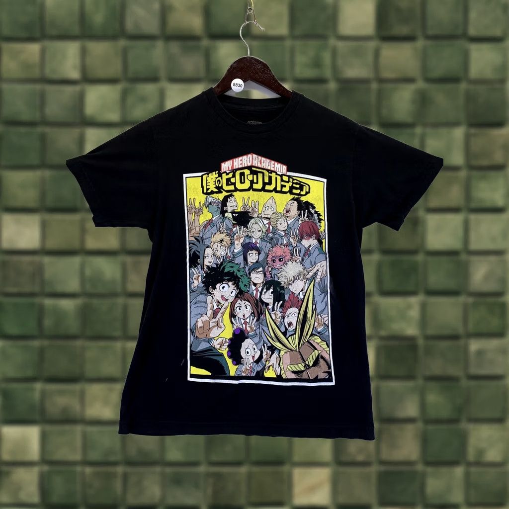 Vintage My Hero Academia Distressed Black Graphic T Shirt Unisex Medium-8830 Size US M / EU 48-50 / 2 - 1 Thumbnail
