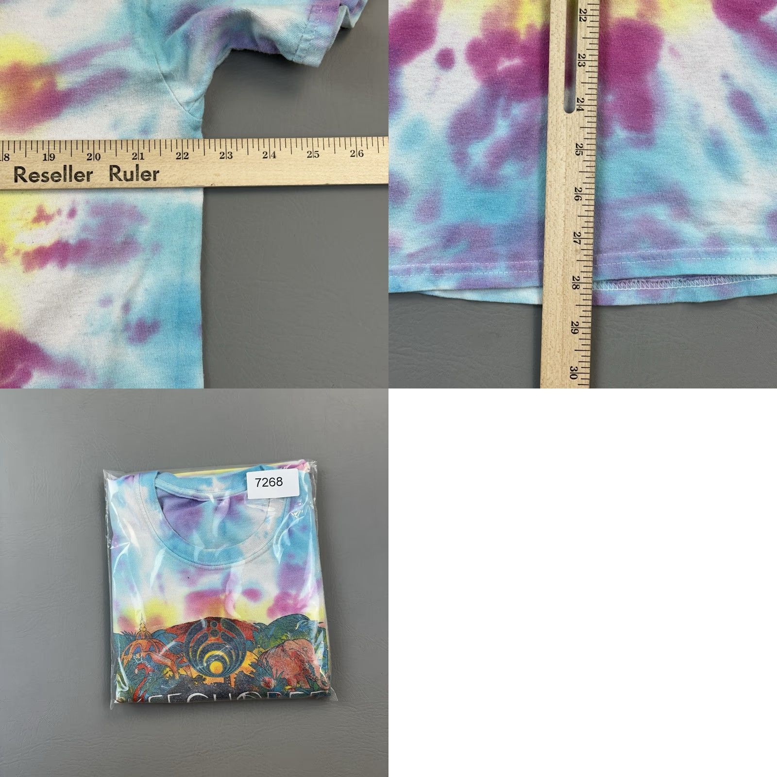 Gildan Okeechobee Music Festival Shirt Mens Large Tie Dye 2018 Line Up Travis Scott Size US L / EU 52-54 / 3 - 9 Thumbnail