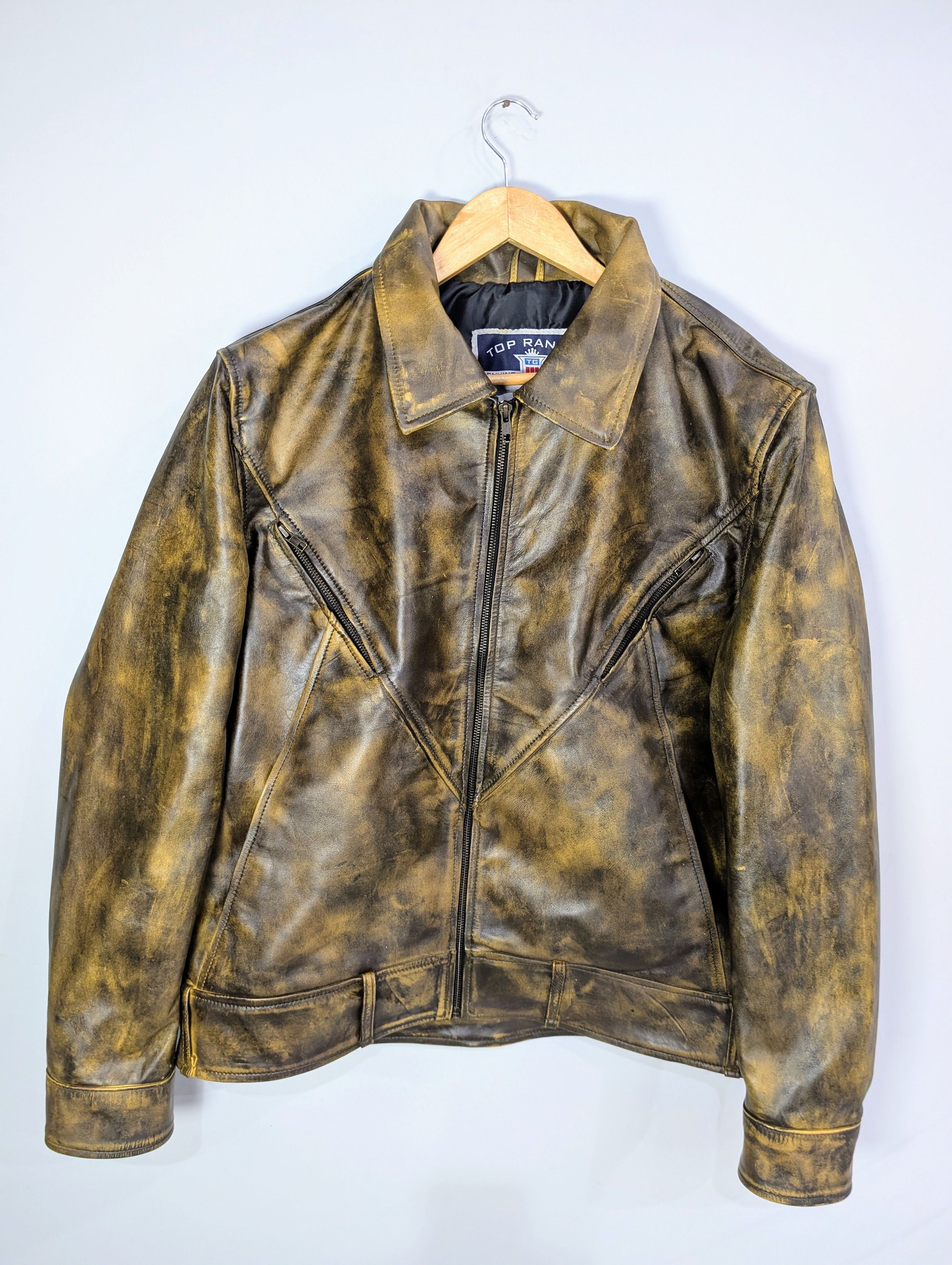 Maison Margiela × Vintage FW 2006 Cowhide Leather Jacket | Grailed