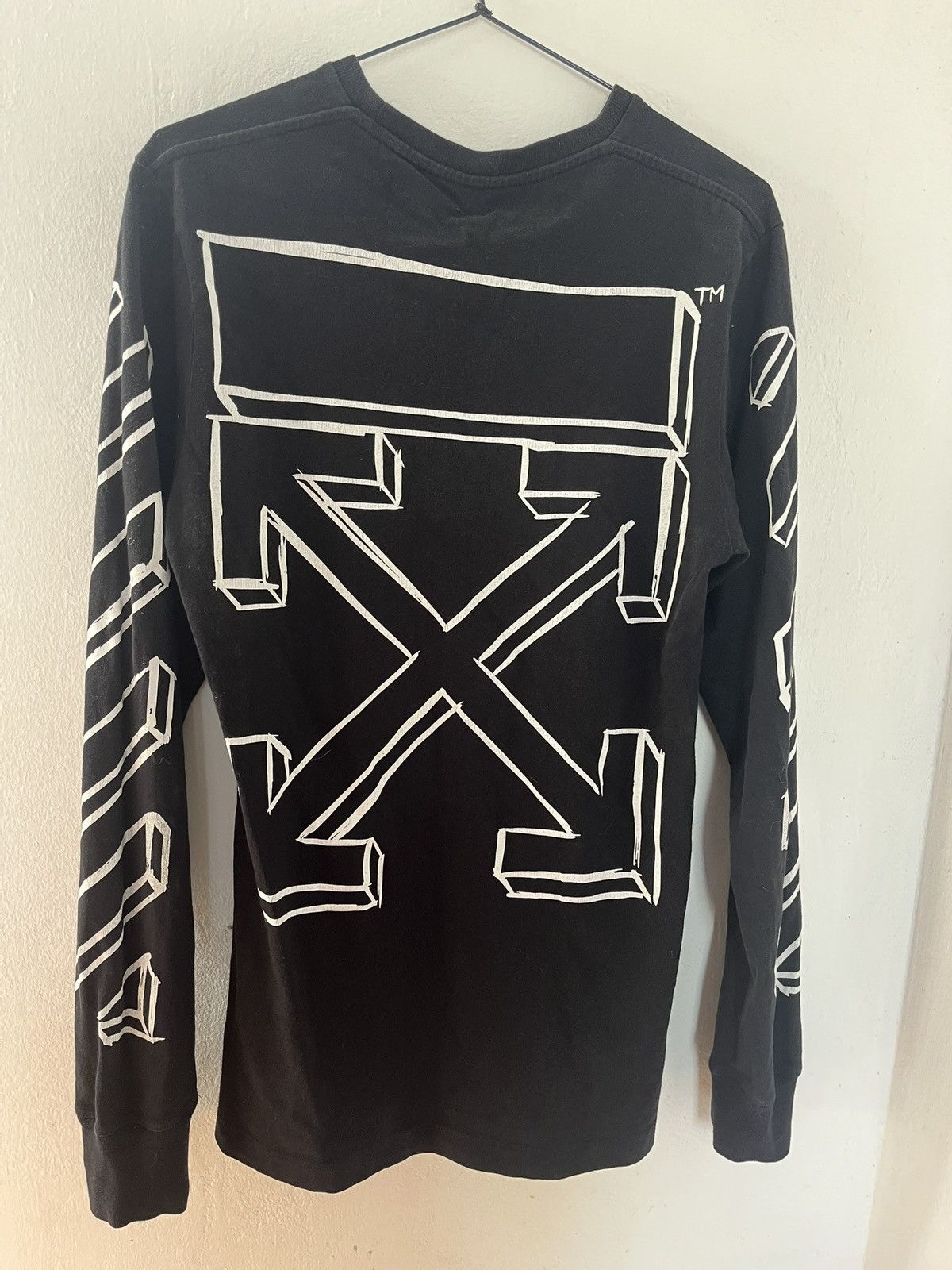 Off-White Off white long sleeve T-shirt Size US XS / EU 42 / 0 - 11 Thumbnail