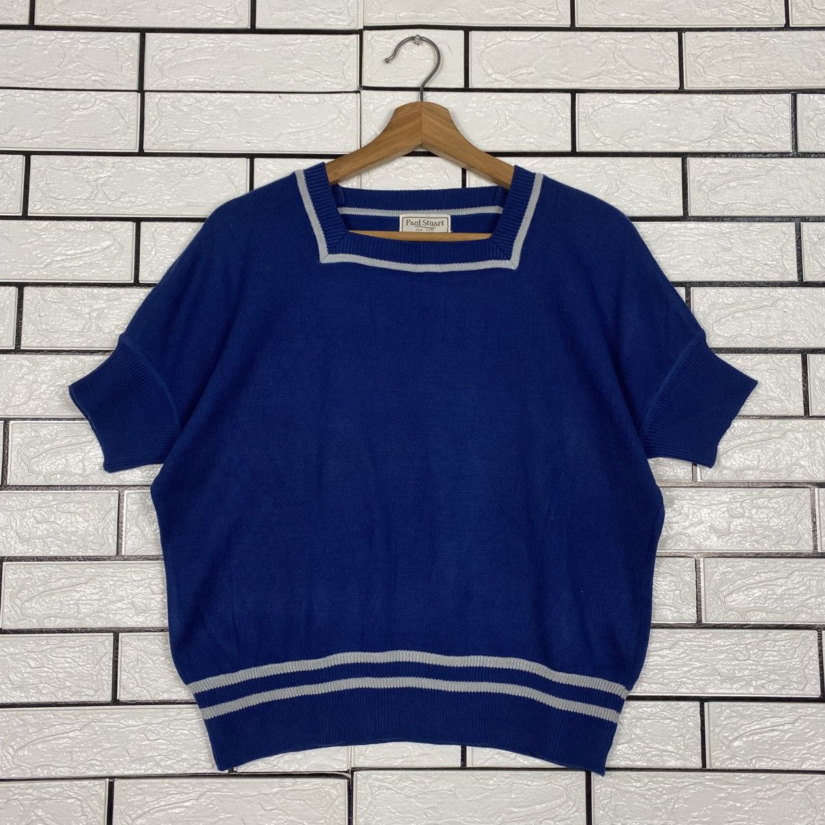 Japanese Brand 📌Vintage Cropped Knit Sweatshirt Paul Stuart Issey Miyake Size US M / EU 48-50 / 2 - 2 Thumbnail