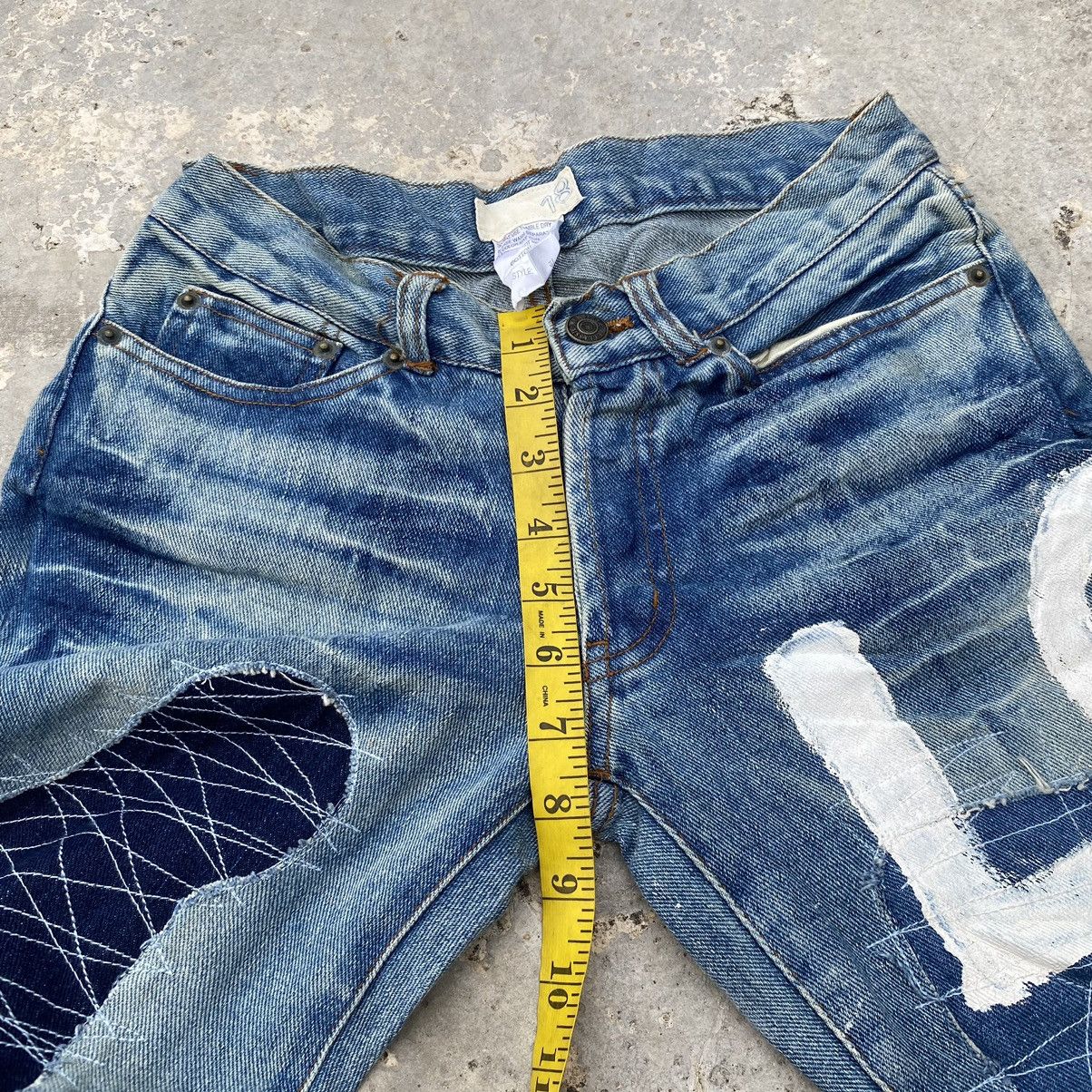 If Six Was Nine vintage classic members patchwork ripped denim jeans Size US 28 / EU 44 - 18 Thumbnail