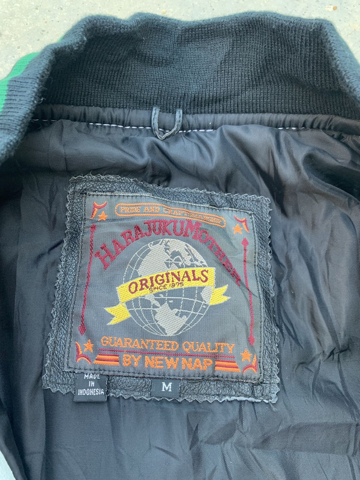 Japanese Brand × Vintage Vintage Varsity Baseball Patch Leather Jacket Size US M / EU 48-50 / 2 - 16 Thumbnail