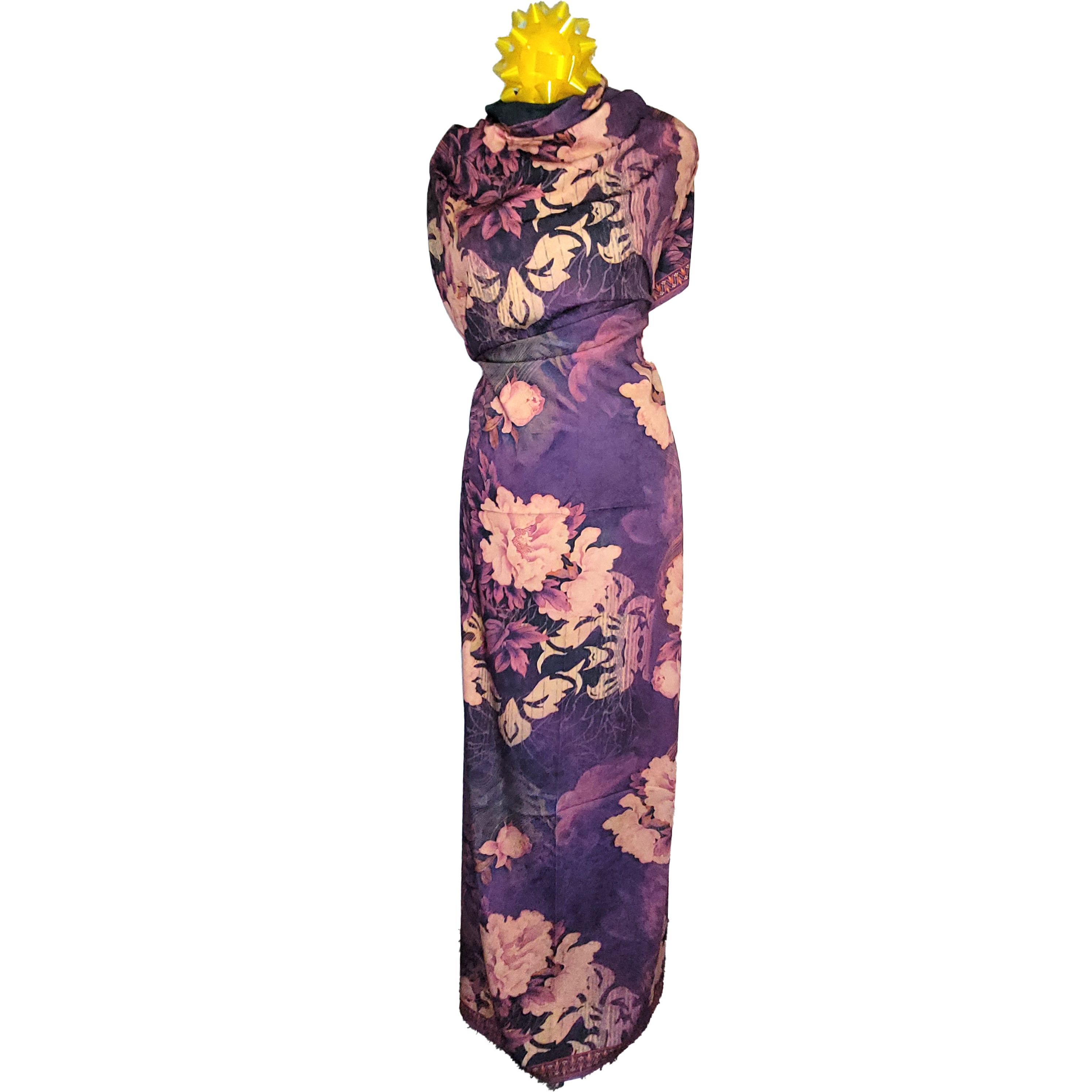 Other NWT Double-Sided Silk Scarf 27"x70" Long Rectangle Wrap 3333 Size ONE SIZE - 4 Thumbnail