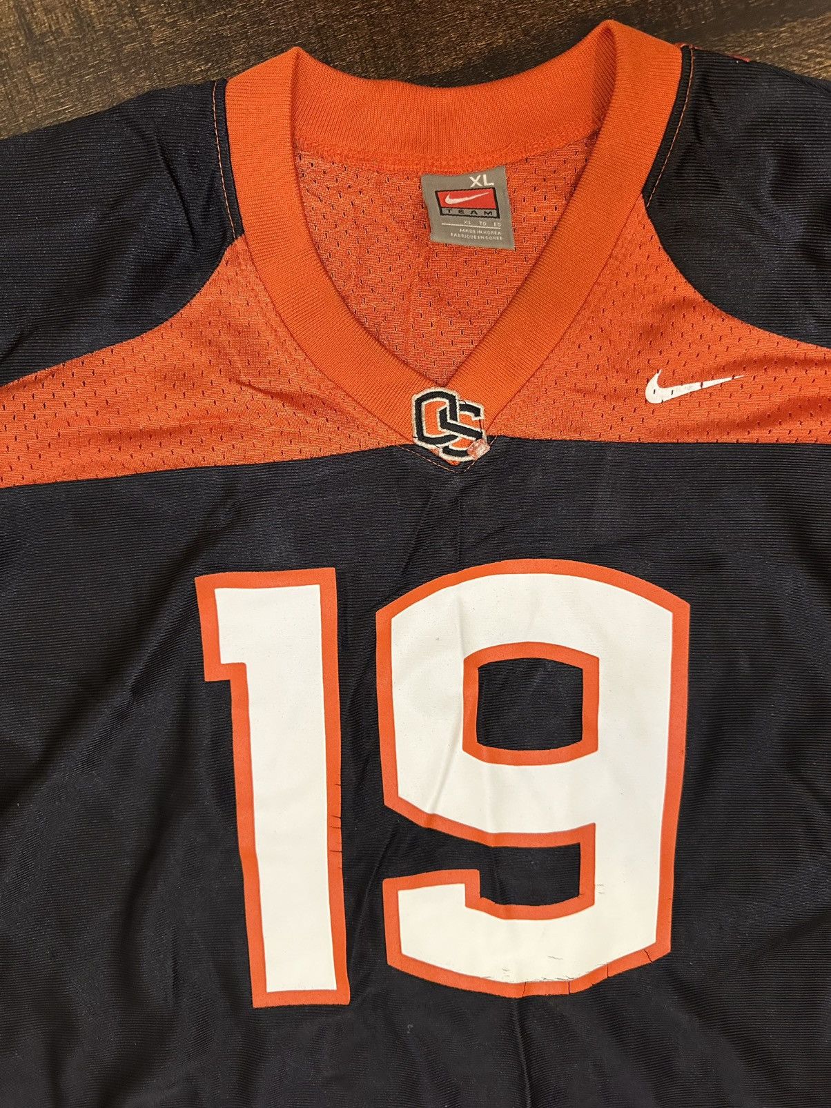 Nike VINTAGE NIKE NCAA OREGON STATE BEAVERS #19 JERSEY SIZE XL Size US XL / EU 56 / 4 - 4 Thumbnail