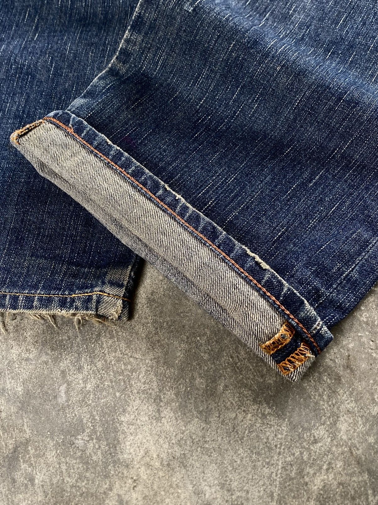 Vtg Edwin Blue Trip Flared Mud Wash Jeans 🇯🇵