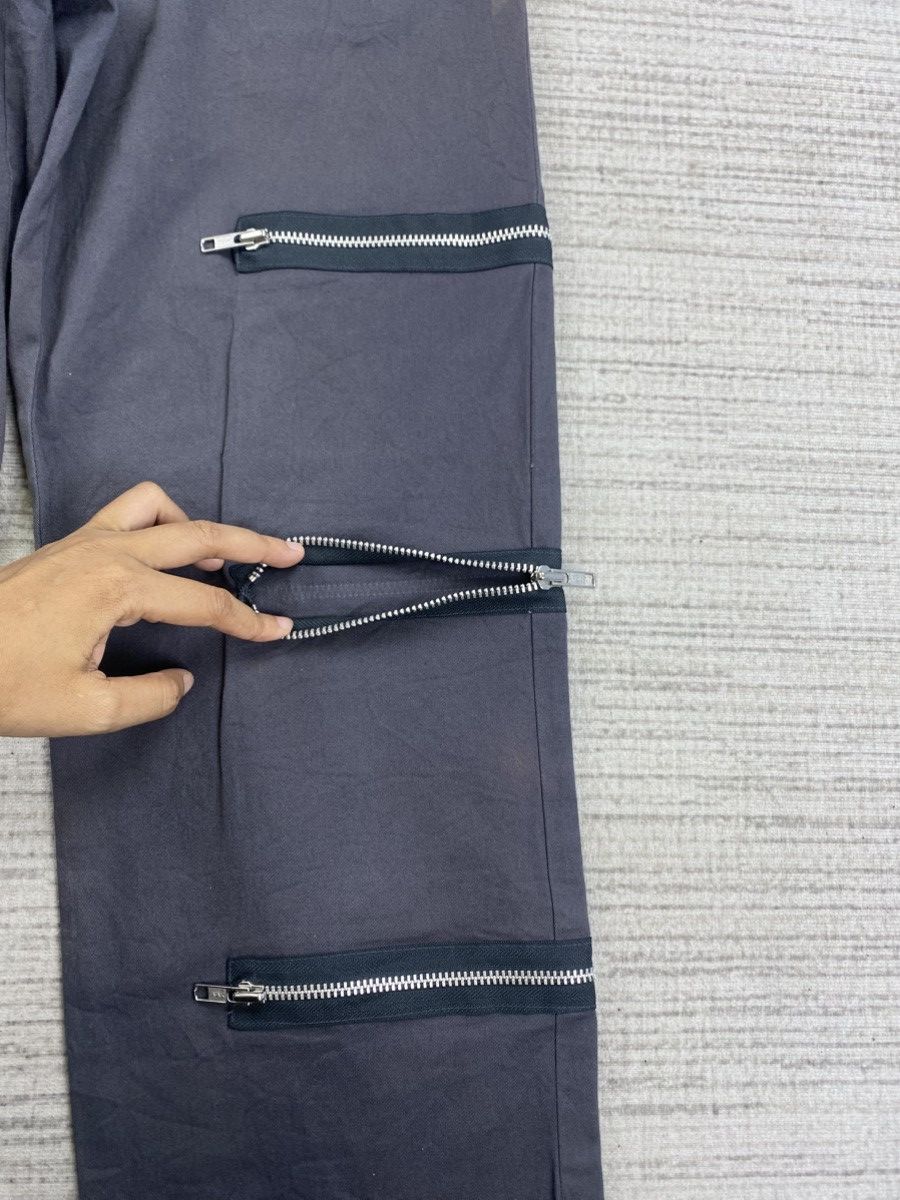 Japanese Brand Vintage Slash Number Punk Multizipper Bondage Pants Size US 31 - 12 Thumbnail