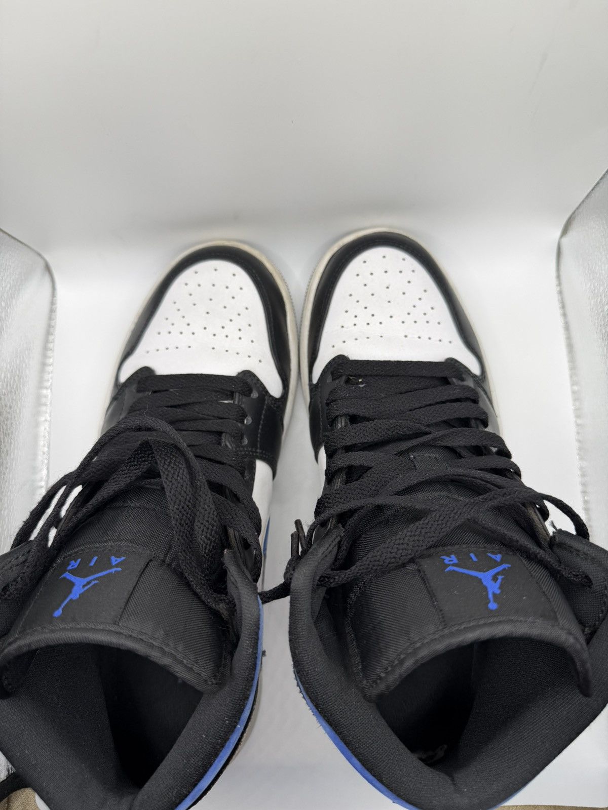 Nike 2021 Air Jordan 1 Mid 'Racer Blue' Size US 8 / EU 41 - 6 Thumbnail