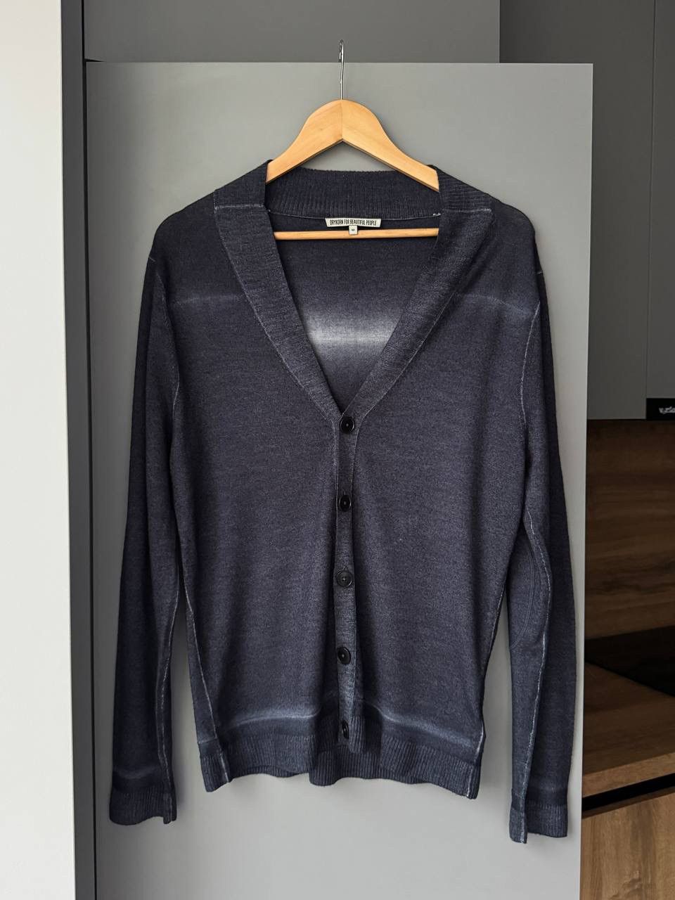 Japanese Brand Drykorn For Beautiful People Merino Wool Cardigan Size US M / EU 48-50 / 2 - 1 Thumbnail