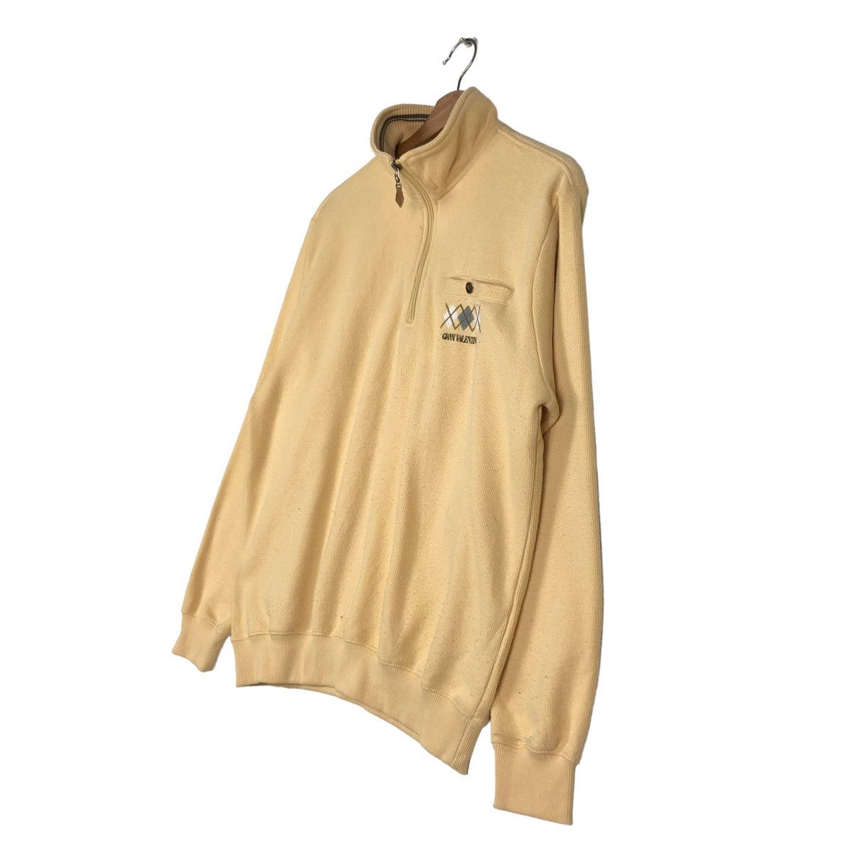 Japanese Brand VINTAGE HIGH COLLAR SWEATSHIRT GIANNI VALENTINO ISSEYMIYAKE Size US L / EU 52-54 / 3 - 2 Thumbnail