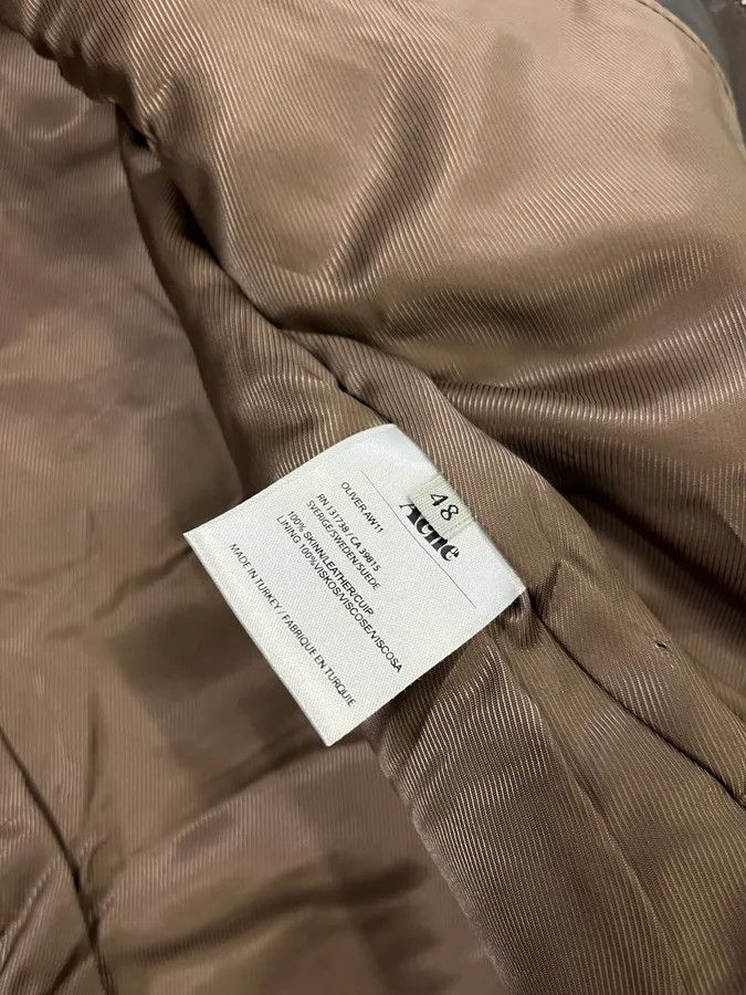 Acne Studios AW2011 Acne Padded Multi-Zips Biker Brown Leather Jacket Size US S / EU 44-46 / 1 - 10 Thumbnail