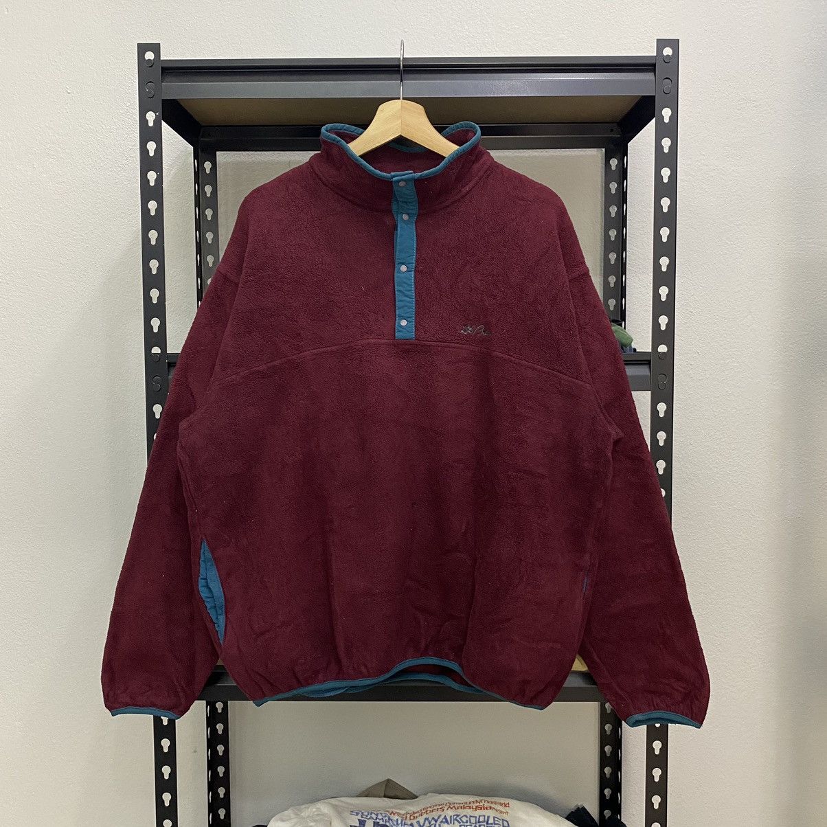 L.L. Bean × Vintage Vintage LL Bean Sweatshirt Half Button 2 Tone❗️ Size US L / EU 52-54 / 3 - 1 Thumbnail