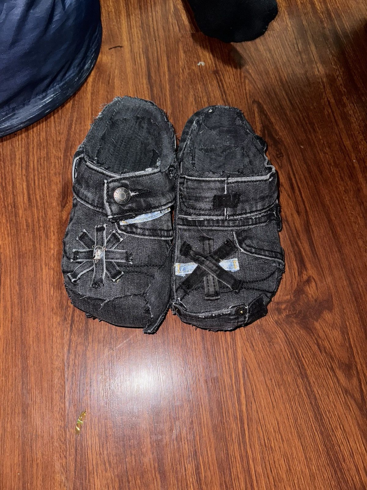 Other Custom 1:1 denim slip ons Size US 8.5 / EU 41-42 - 6 Thumbnail