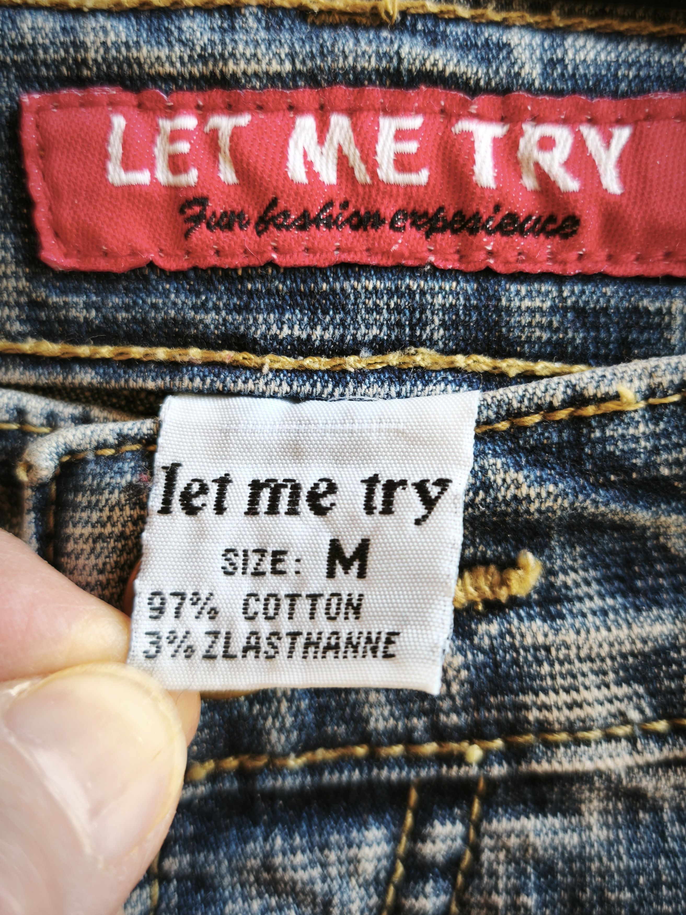 Other Vintage denim hippie jean mini skirt Y2K ruffle lace sequins Size 27" / US 4 / IT 40 - 7 Thumbnail
