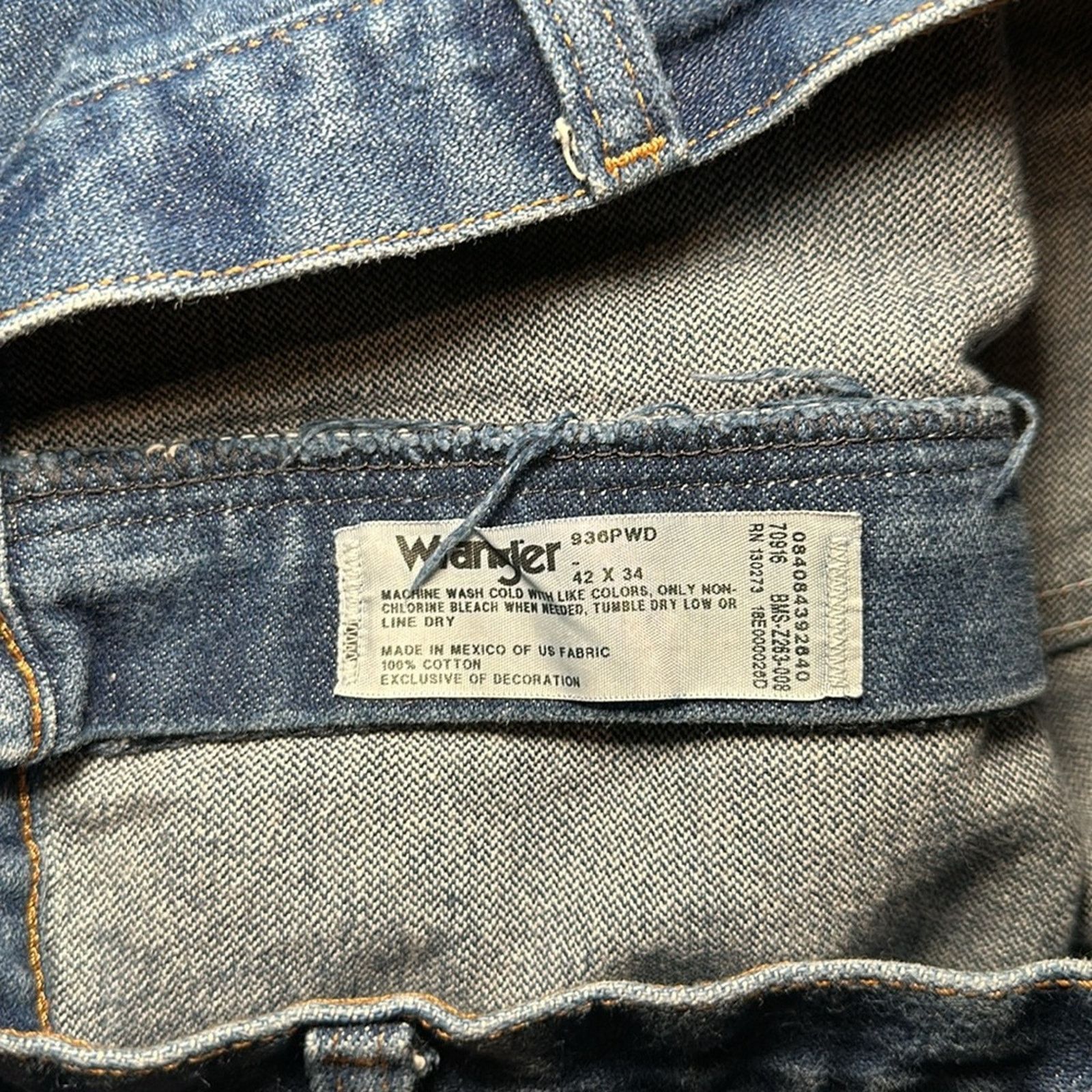 Wrangler Wrangler Cowboy Cut Slim Fit Jeans - 42x34 Size US 42 / EU 58 - 8 Thumbnail