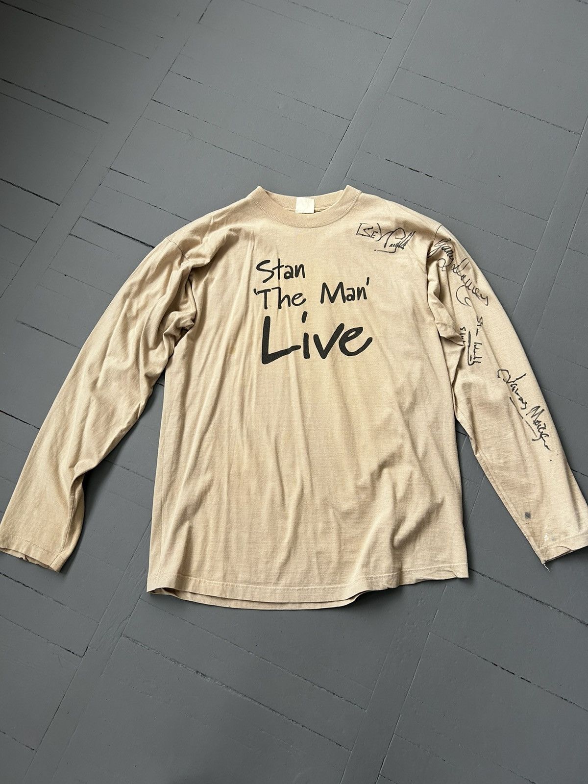 Band Tees Stan The Man long sleeve T-shirt Size US XL / EU 56 / 4 - 2 Thumbnail