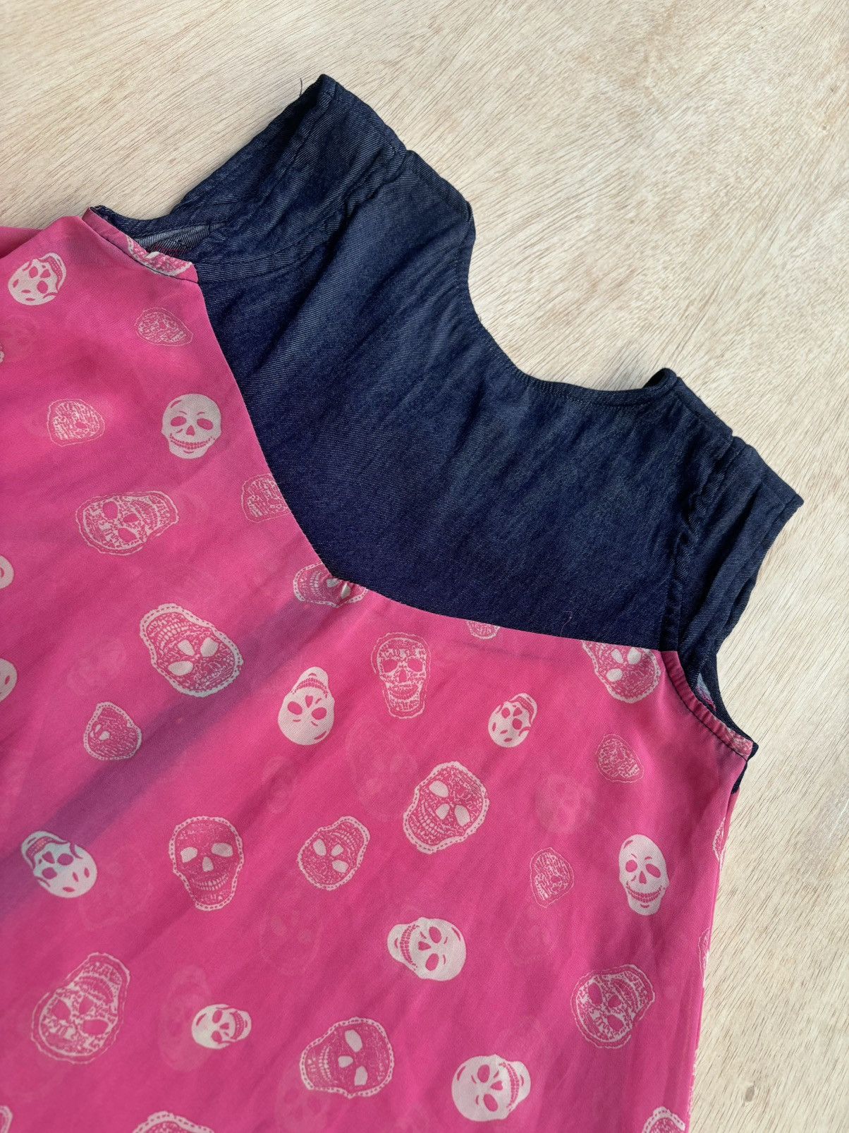Hysteric Glamour × Japanese Brand Y2k Skull Poem Opium Womens's Shirt Size ONE SIZE - 6 Thumbnail