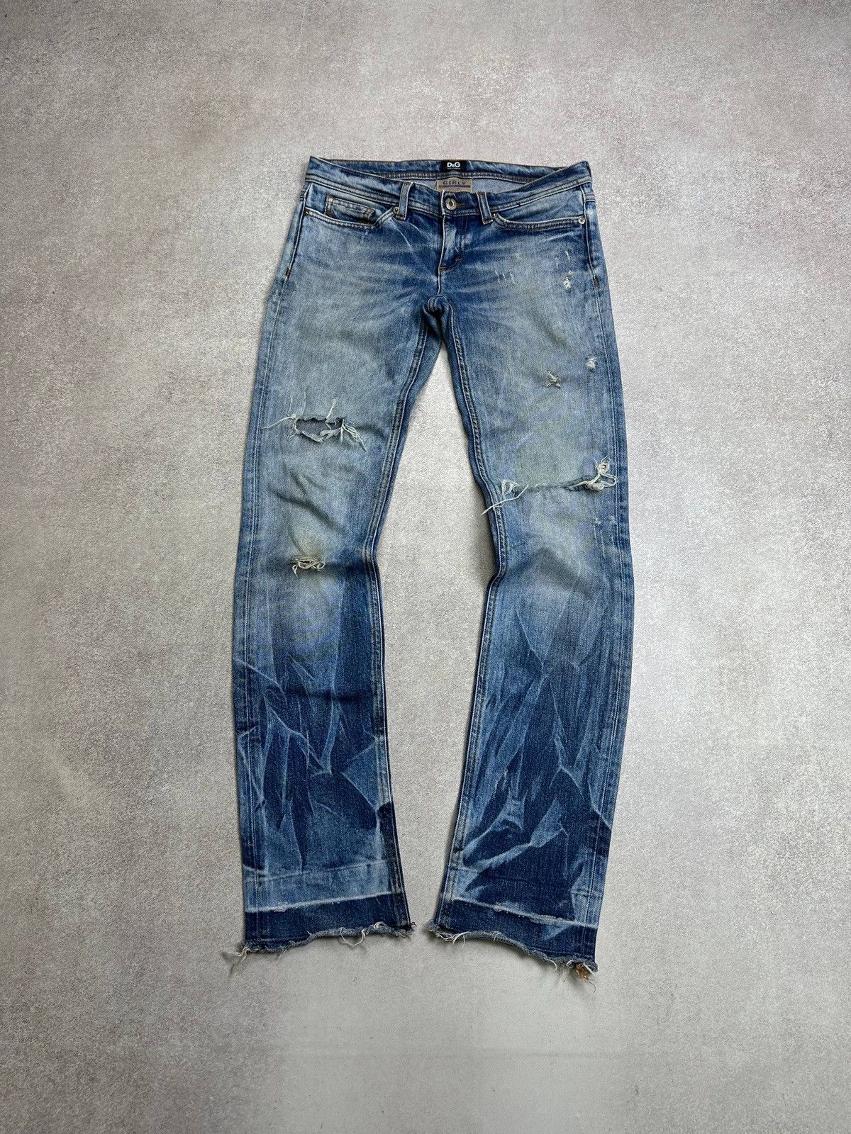 Dolce & Gabbana Vintage Dolce Gabbana Womans Flared Bleached Pants 26 Size 26" / US 2 / IT 38 - 2 Thumbnail