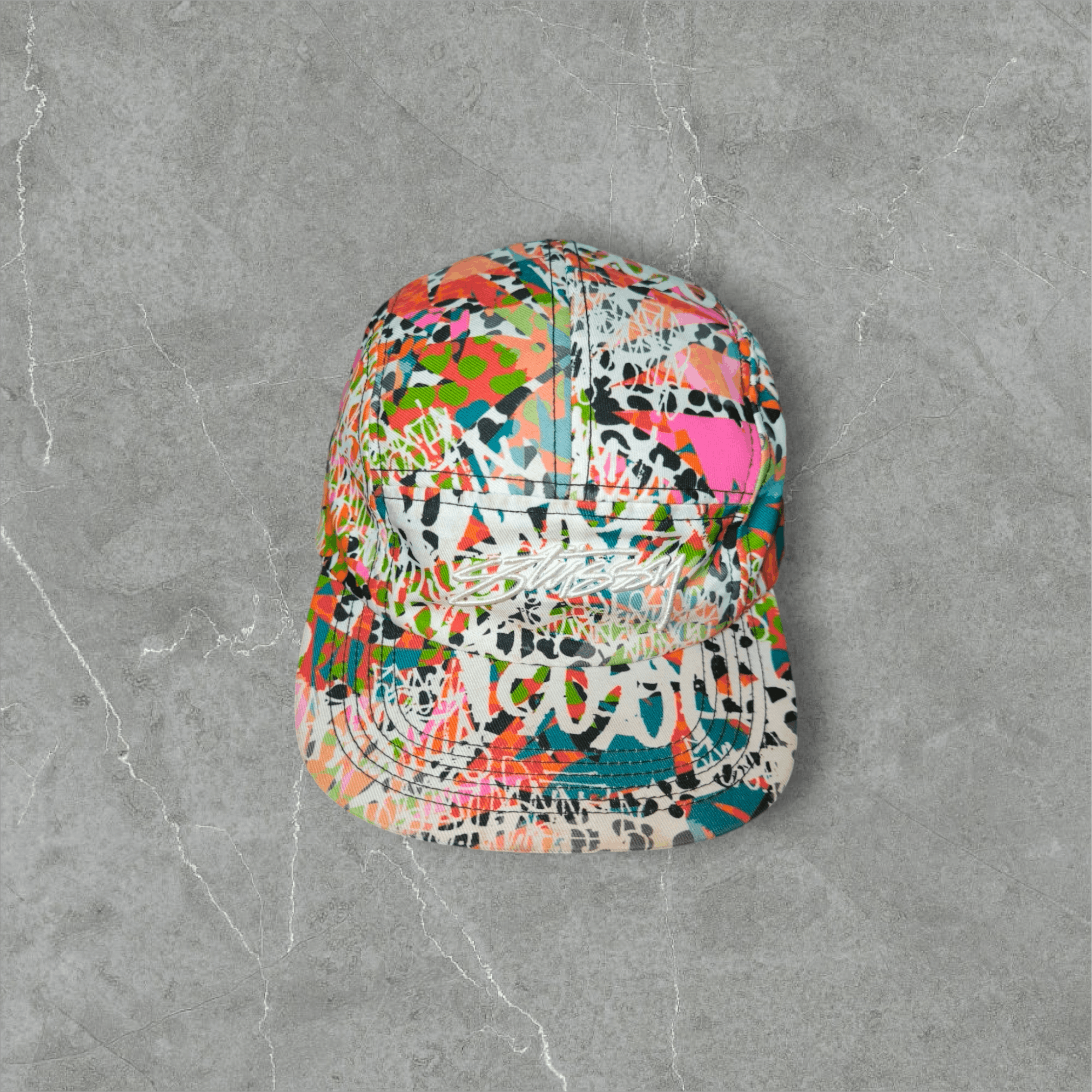 Stussy Splatter Grafitti Cap Size ONE SIZE - 5 Thumbnail