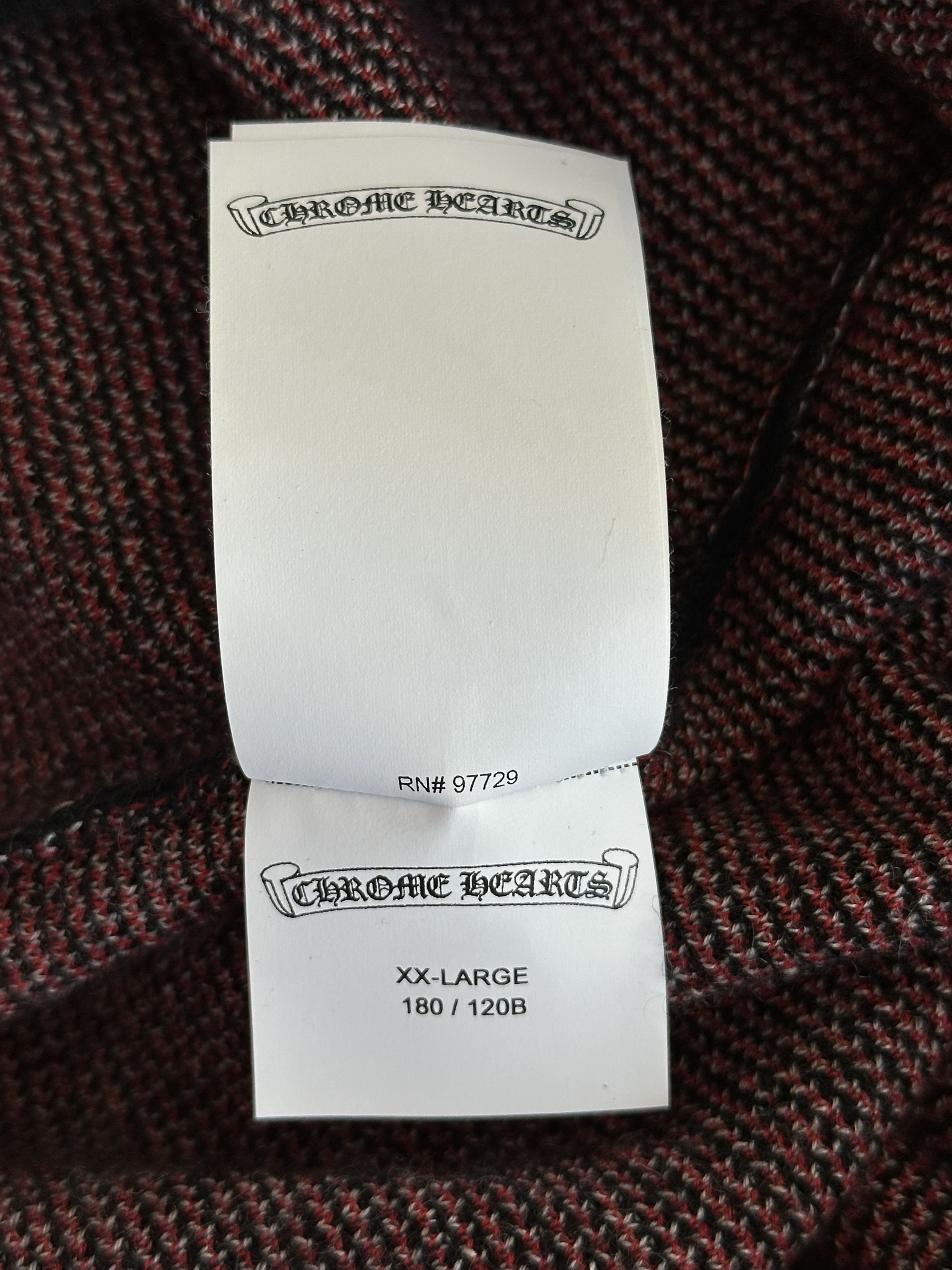 Chrome Hearts Chrome Hearts Matty Boy Black & Red Chomper Cashmere Sweater Size US XXL / EU 58 / 5 - 6 Thumbnail