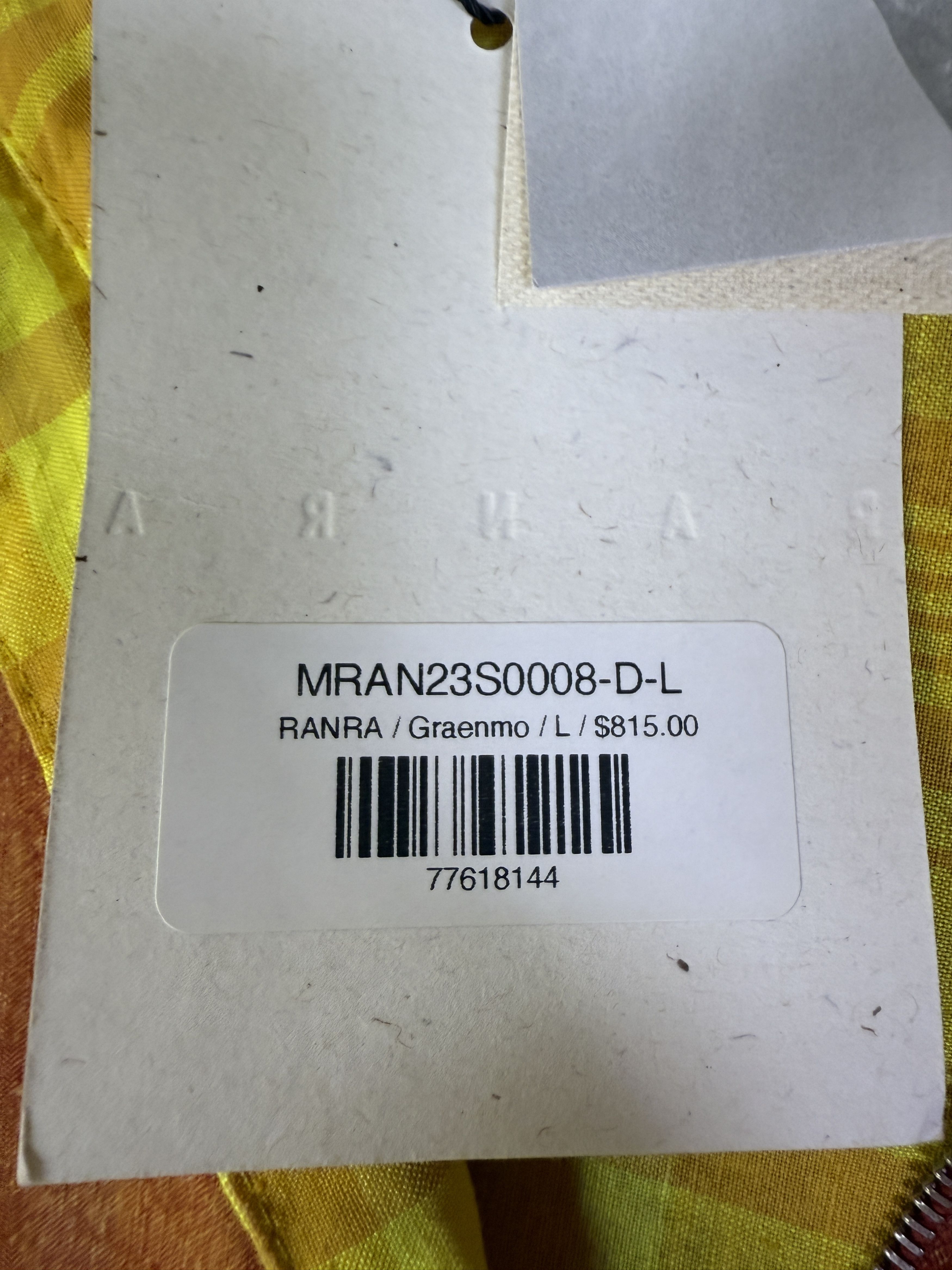Arnar Mar Jonsson $815 RANRA Graenmo Jacket Size US L / EU 52-54 / 3 - 10 Thumbnail