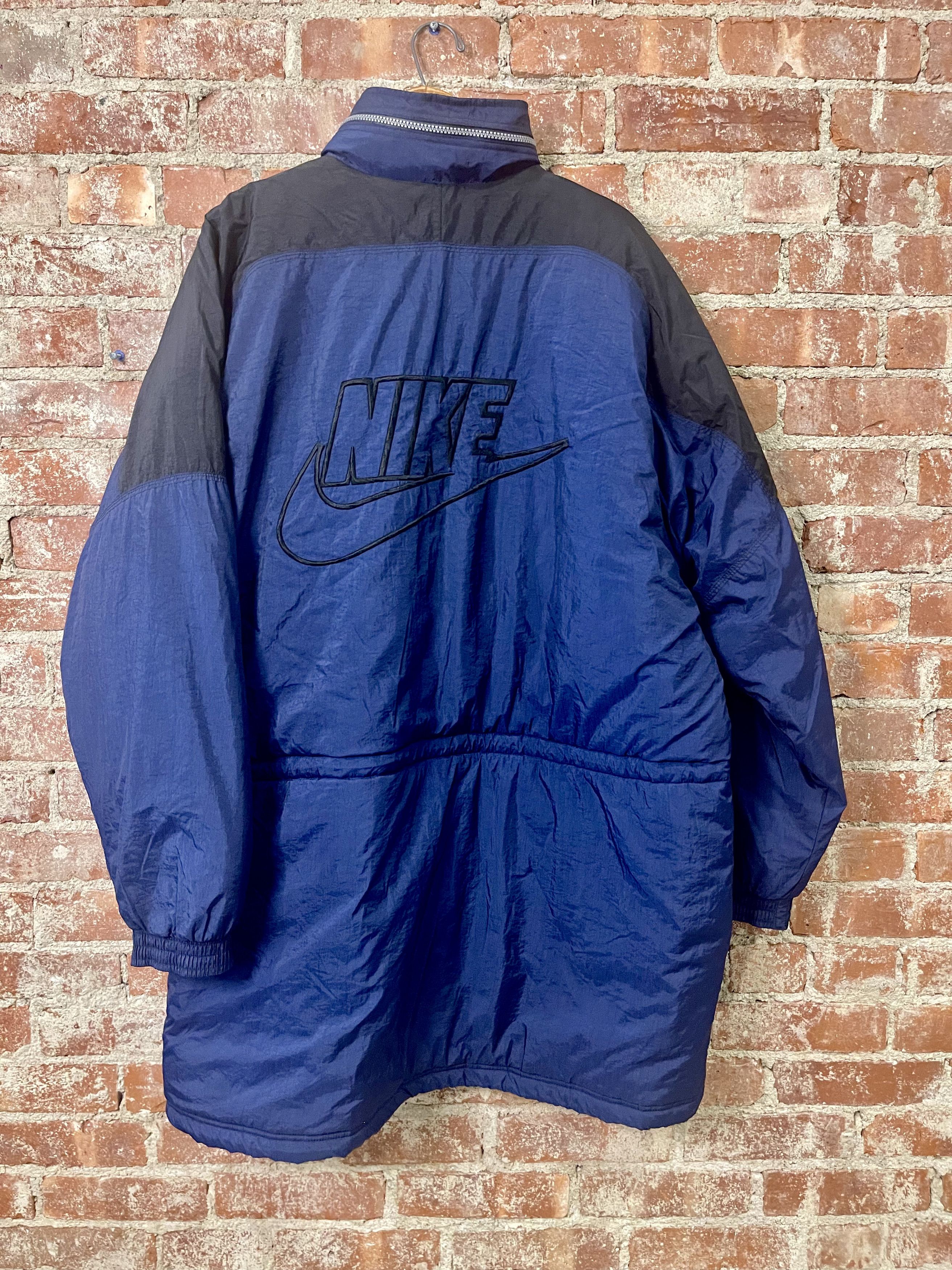 Nike × Vintage Vintage 1990's Nike Parka Jacket Size US XL / EU 56 / 4 - 1 Thumbnail
