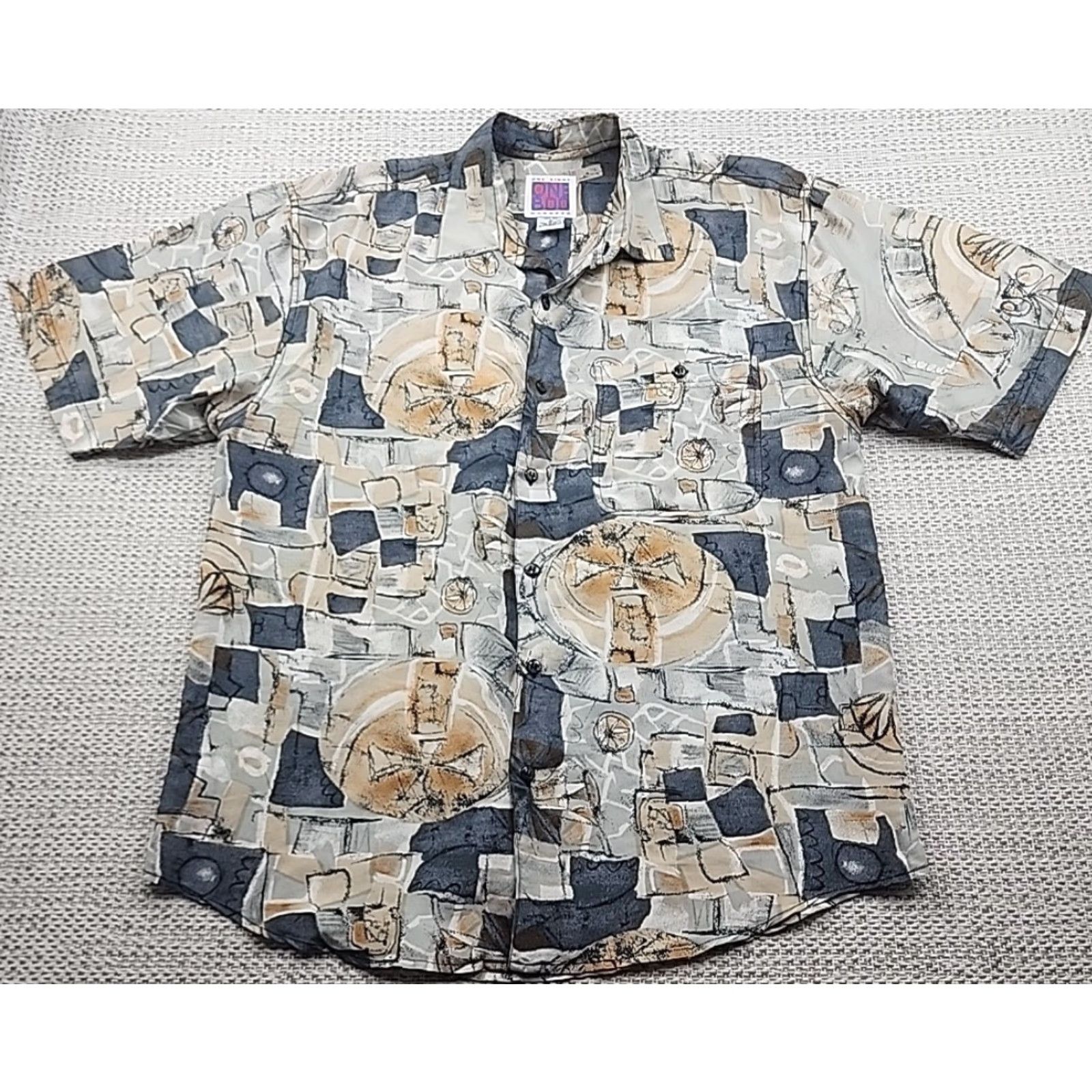 Etro VINTAGE One 800 100% Silk Shirt Mens M Abstract Retro Disco Baggy Culture AOP Size US M / EU 48-50 / 2 - 2 Thumbnail