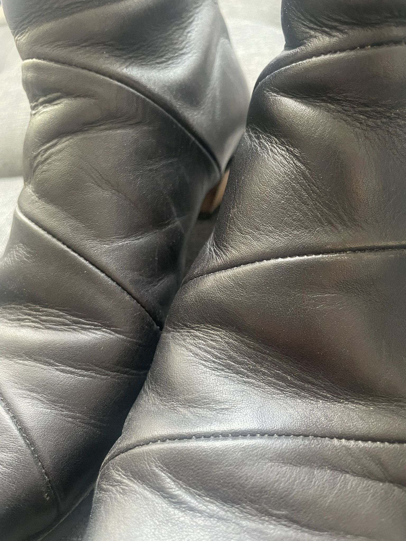 CYDWOQ Spiral Leather Boots Size US 7 / IT 37 - 9 Thumbnail