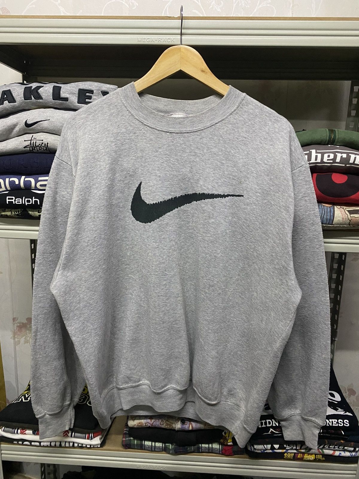 Nike × Nike ACG × Vintage Vintage 90s Nike Big Swoosh Size US L / EU 52-54 / 3 - 1 Thumbnail