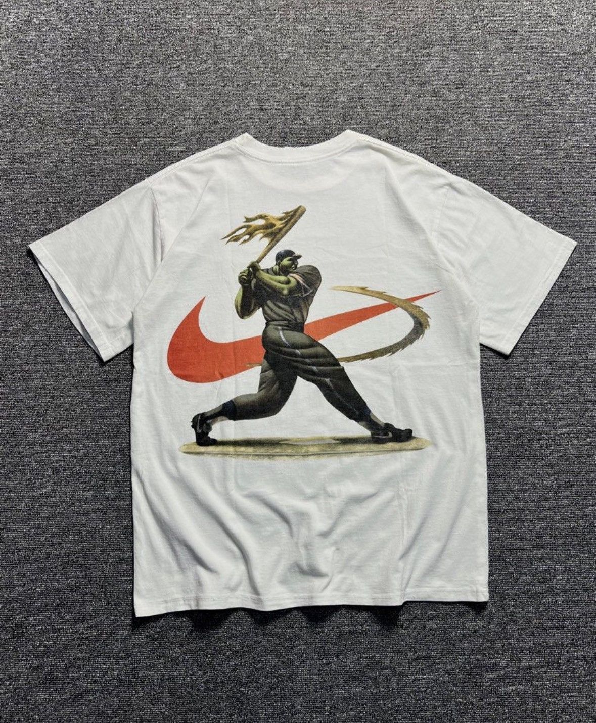 Vintage RARE nike 90’s flames baseball