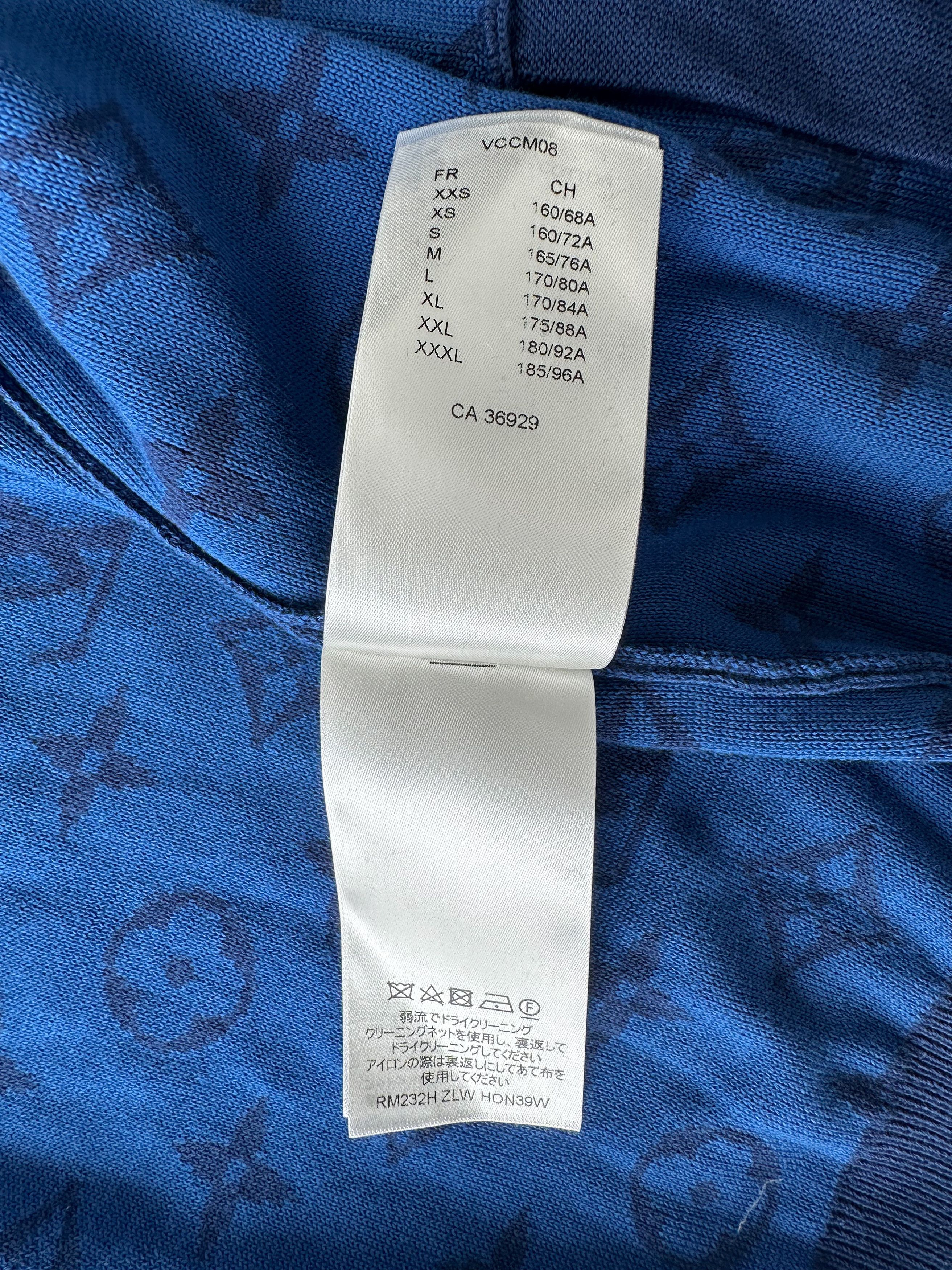Louis Vuitton × Yayoi Kusama Louis Vuitton Yayoi Kusama Blue Monogram Cardigan Size US XXL / EU 58 / 5 - 6 Thumbnail