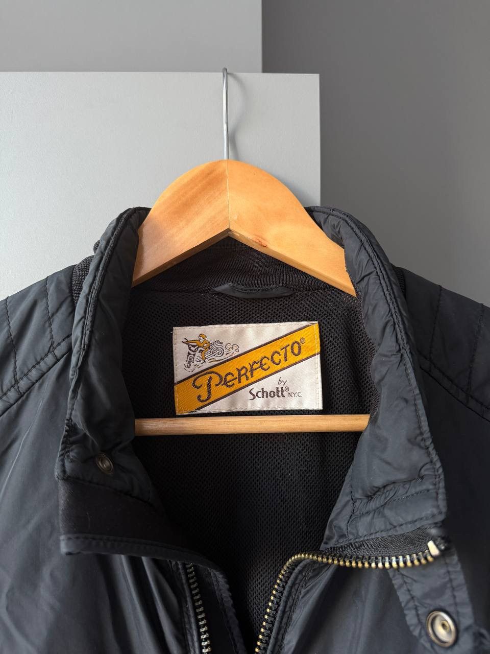 Schott Perfecto by Schott NYC Motorcycle Cafe Racer Nylon Jacket Size US M / EU 48-50 / 2 - 3 Thumbnail