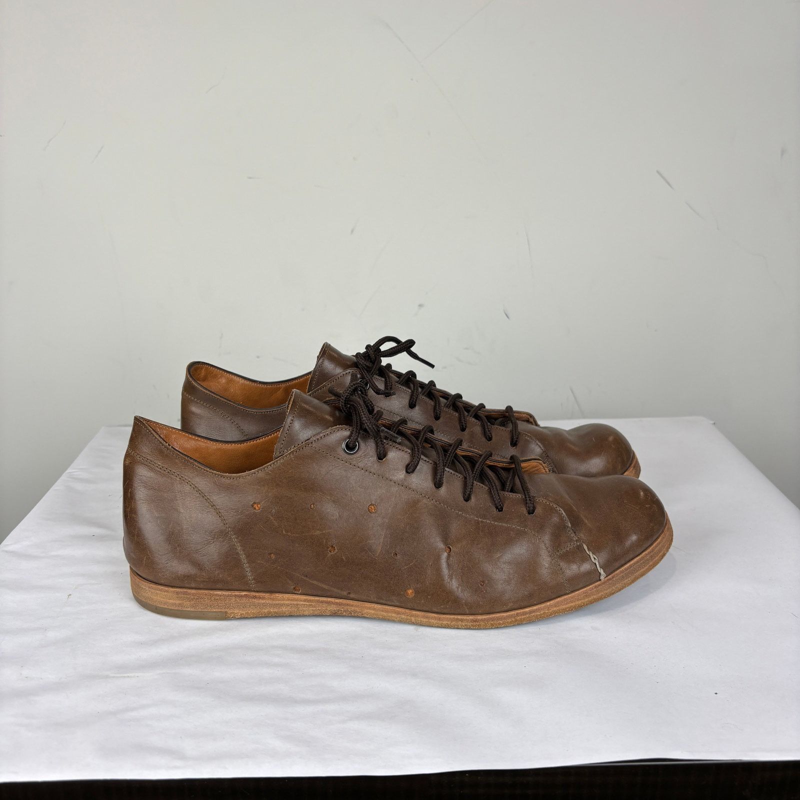 SAK by Ryusaku Hiruma SAK Ryusaku Hiruma Leather Derby One Piece Shoes Men's 45 Size US 12 / EU 45 - 3 Thumbnail
