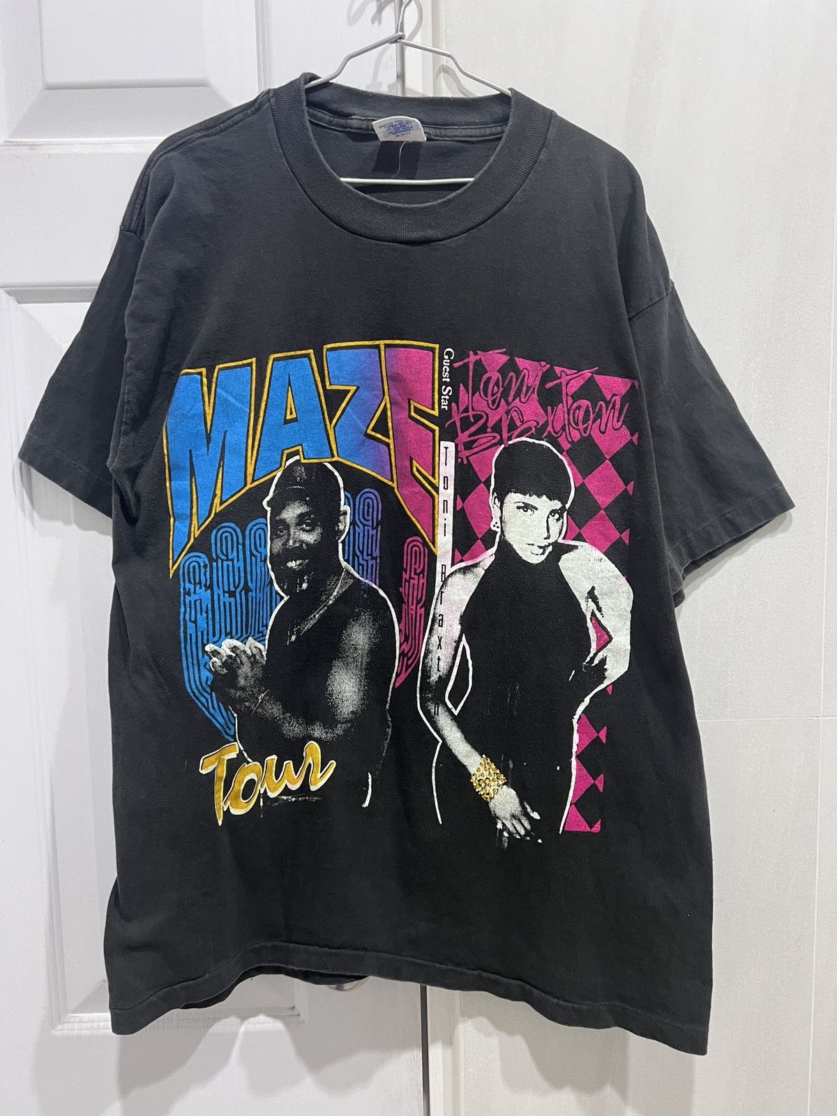 Rap Tees VTG 90s Maze Frankie Beverly Toni Braxton Tour R&B Soul Funk Size US L / EU 52-54 / 3 - 1 Thumbnail