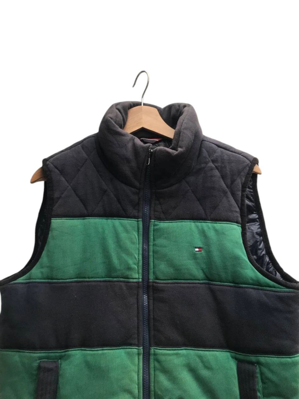 Tommy Hilfiger × Vintage Tommy Hilfiger Striped Numbering 9 Cotton Down Vest Size US M / EU 48-50 / 2 - 3 Thumbnail