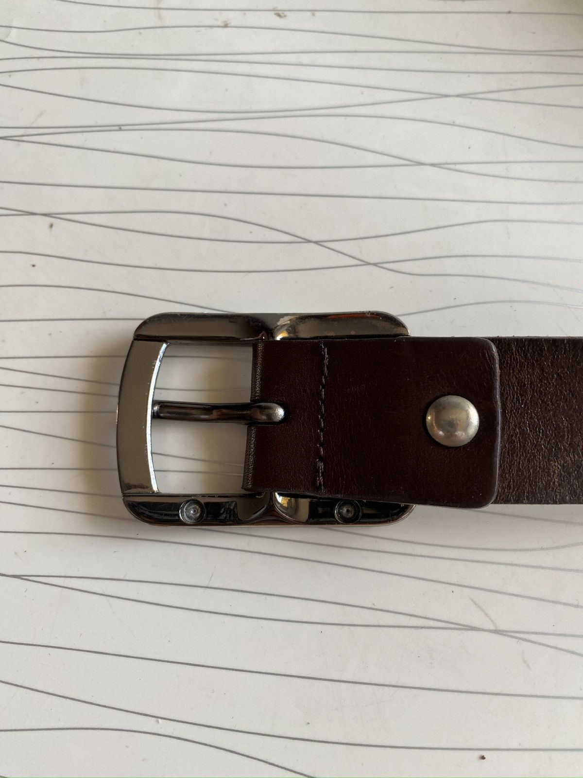 Dolce & Gabbana Dolce & Gabbana Leather Belt - Size 34" Size ONE SIZE - 3 Thumbnail