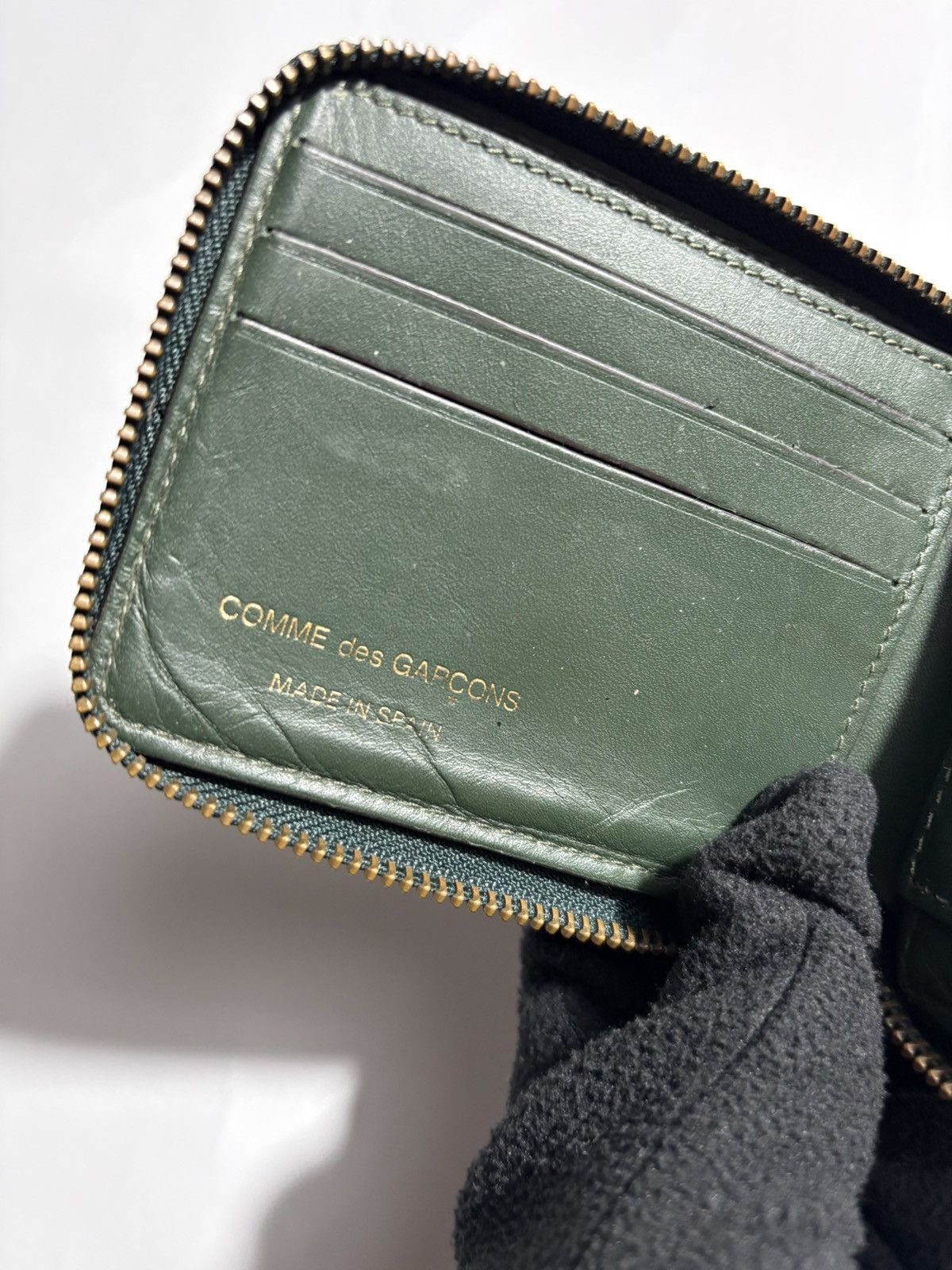 Comme des Garcons COMME DES GARCONS BIFOLD ZIPPED WALLET/ COIN PURSE Size ONE SIZE - 5 Thumbnail