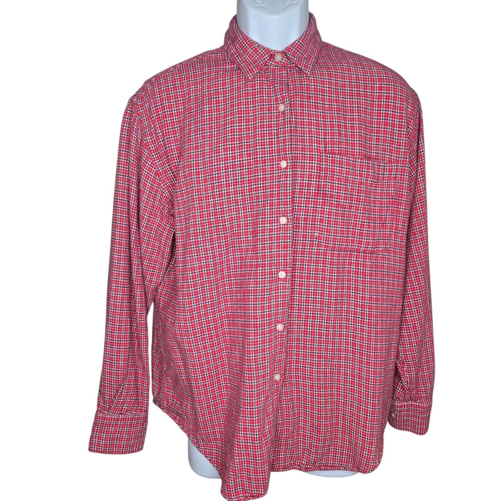 Brooks Brothers Brooks Brothers Womens Vintage Plaid Shirt Flannel Size M / US 6-8 / IT 42-44 - 1 Thumbnail
