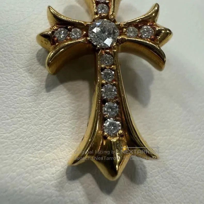 Chrome Hearts Chrome Hearts 22K Tiny Cross Pendant. Size ONE SIZE - 5 Thumbnail