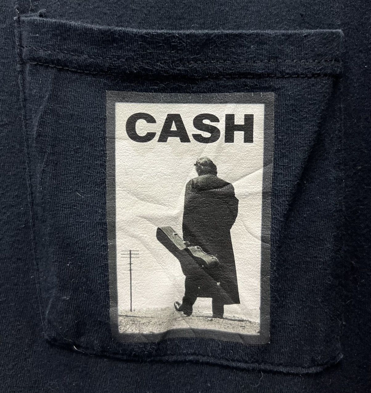 Fruit Of The Loom × Vintage VINTAGE JOHNNY CASH AT SAN QUENTIN SHIRT Size US XL / EU 56 / 4 - 4 Thumbnail