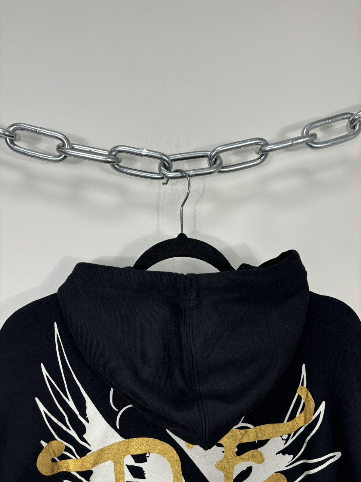 Ed Hardy Vintage Ed Hardy Skull Tattoo Y2K NEW Hype Black Hoodie Size US XL / EU 56 / 4 - 15 Thumbnail