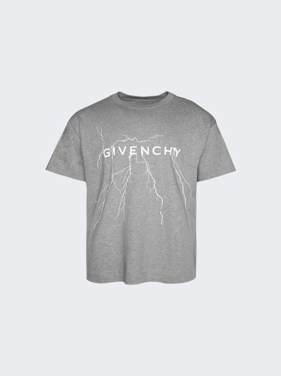Givenchy o1mle0326 Short Sleeved Graphic Tee Shirt in Gray Size US XXL / EU 58 / 5 - 1 Thumbnail