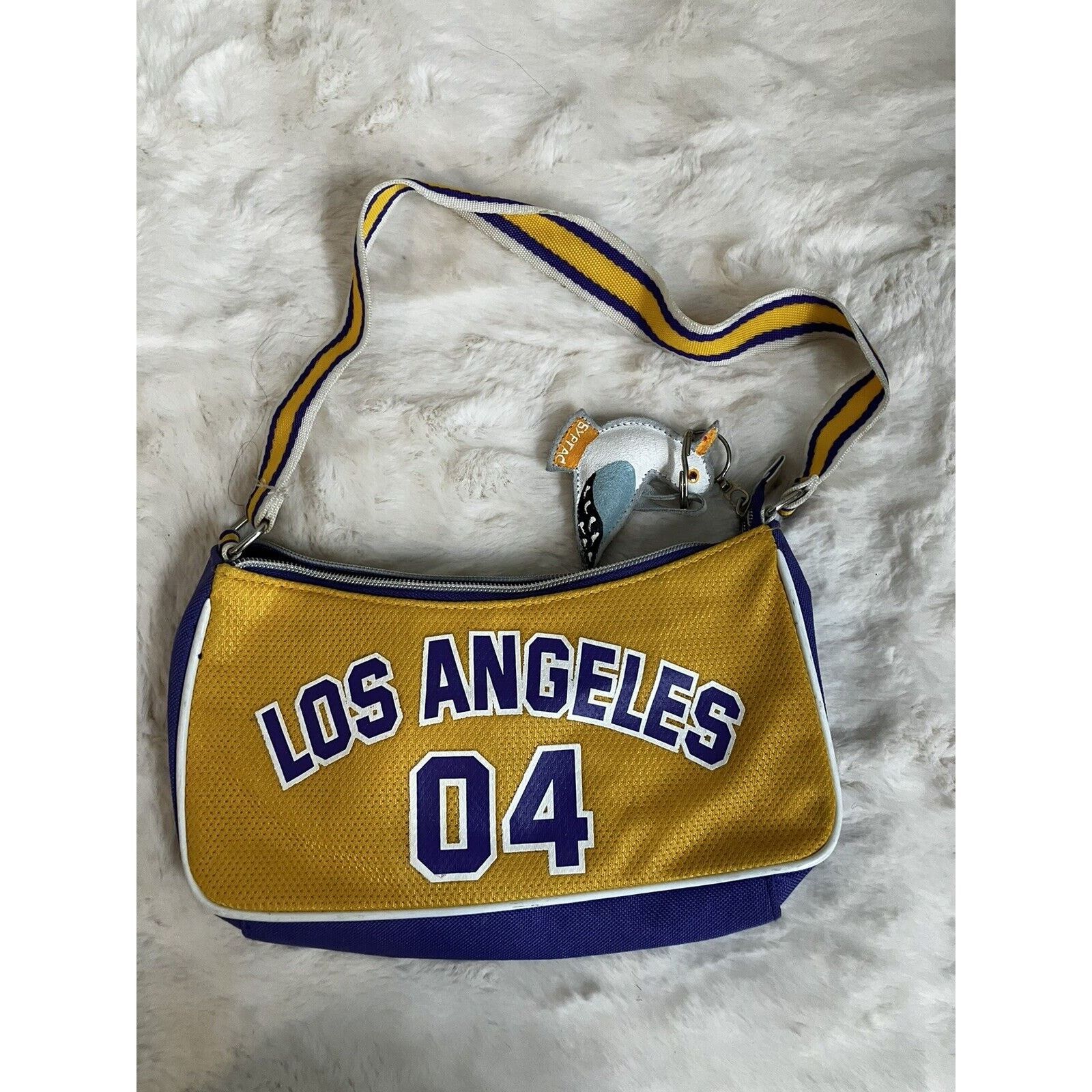 NBA Los Angeles Lakers Purse Casual game basketball LA y2k Size ONE SIZE - 2 Thumbnail