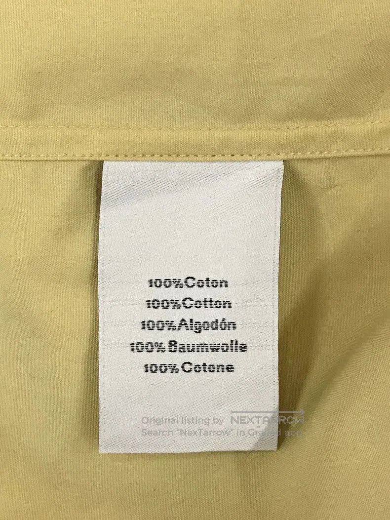 Hermes Hermes Yellow Bow Collar Shirt. Size US M / EU 48-50 / 2 - 5 Thumbnail