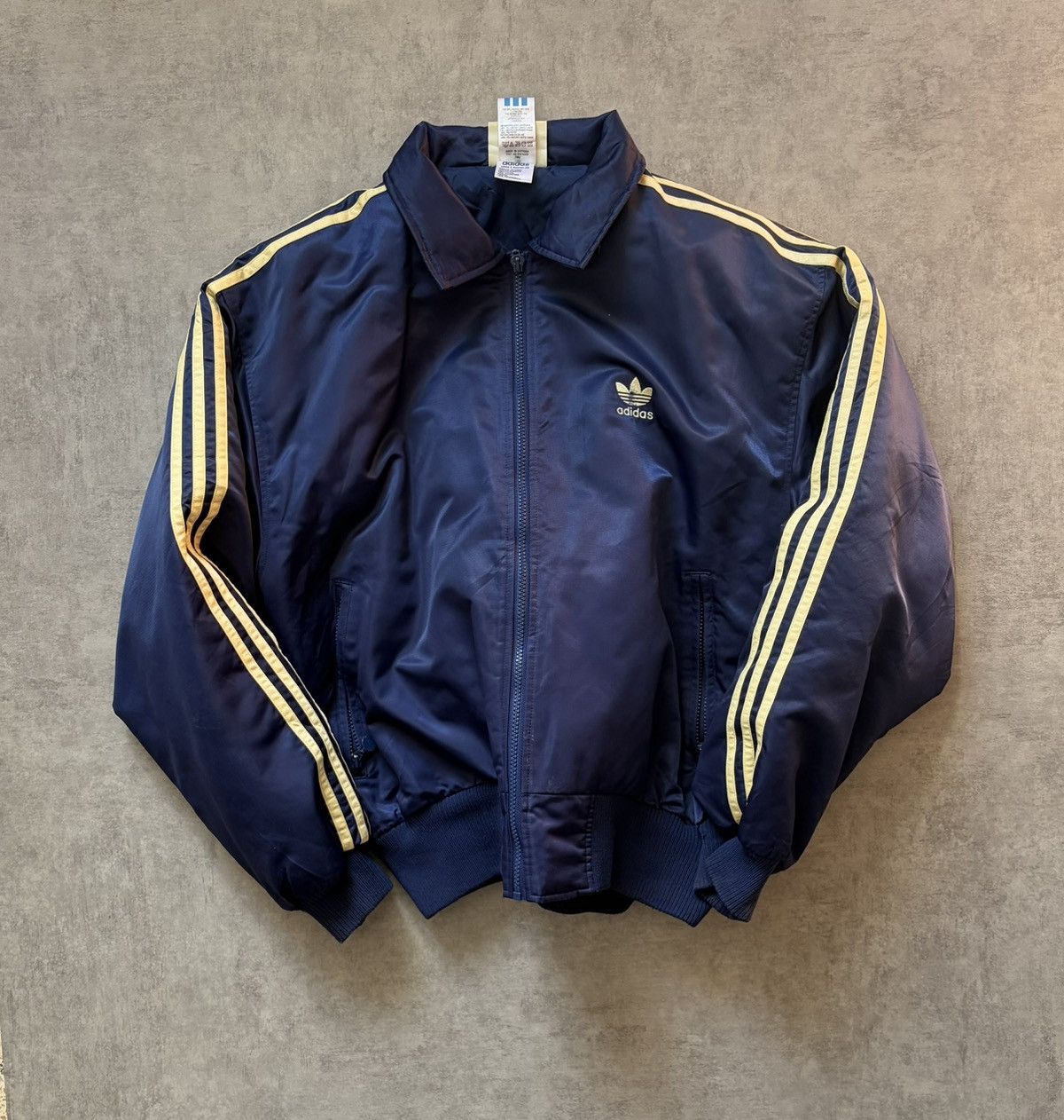 Adidas Adidas vintage retro bomber jacket 90’s big logo zip Size US L / EU 52-54 / 3 - 2 Thumbnail