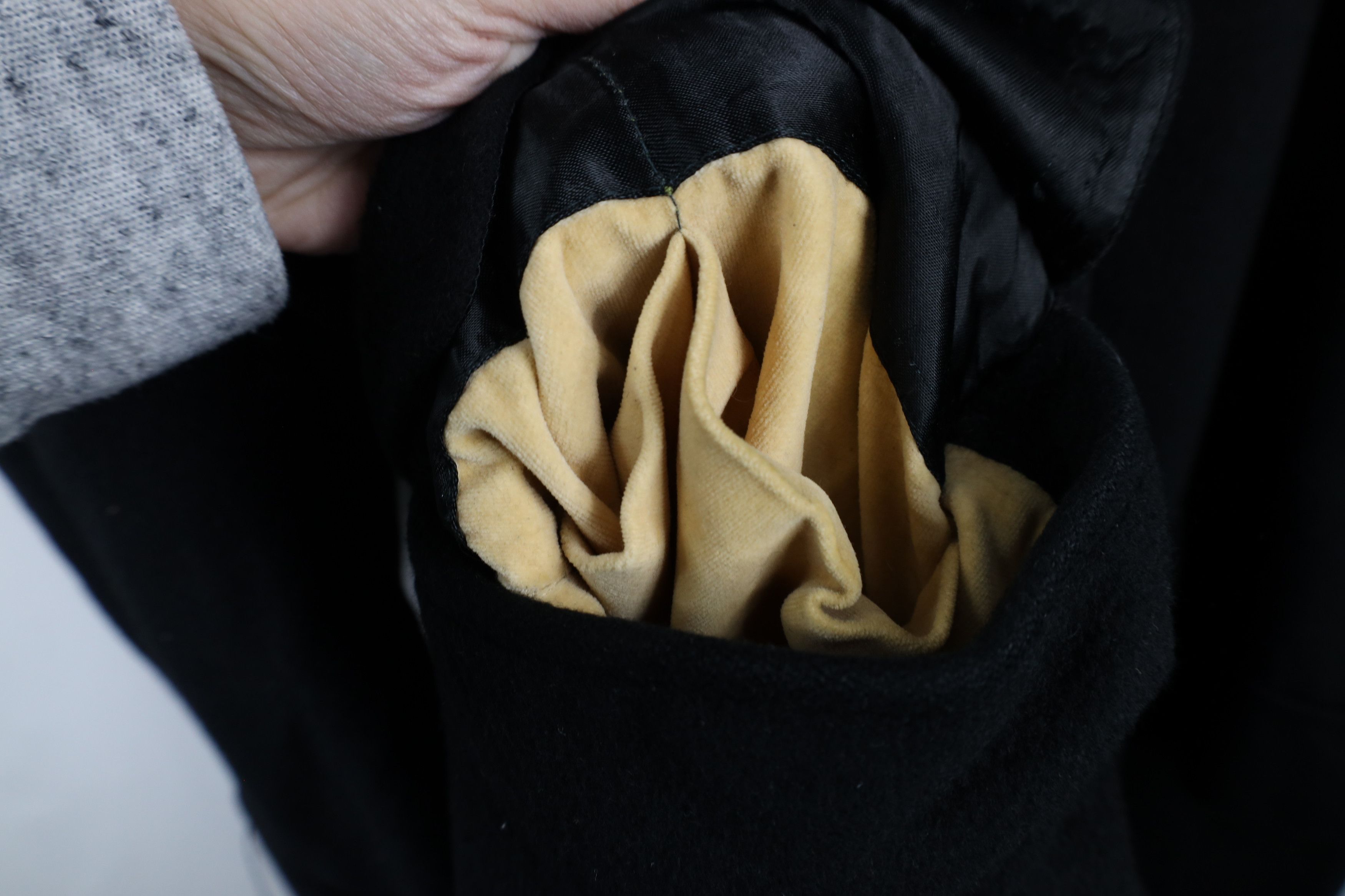 Vintage Vintage 60s 70 Rockabilly Winter Overcoat Jacket Black USA Size US XXL / EU 58 / 5 - 6 Thumbnail
