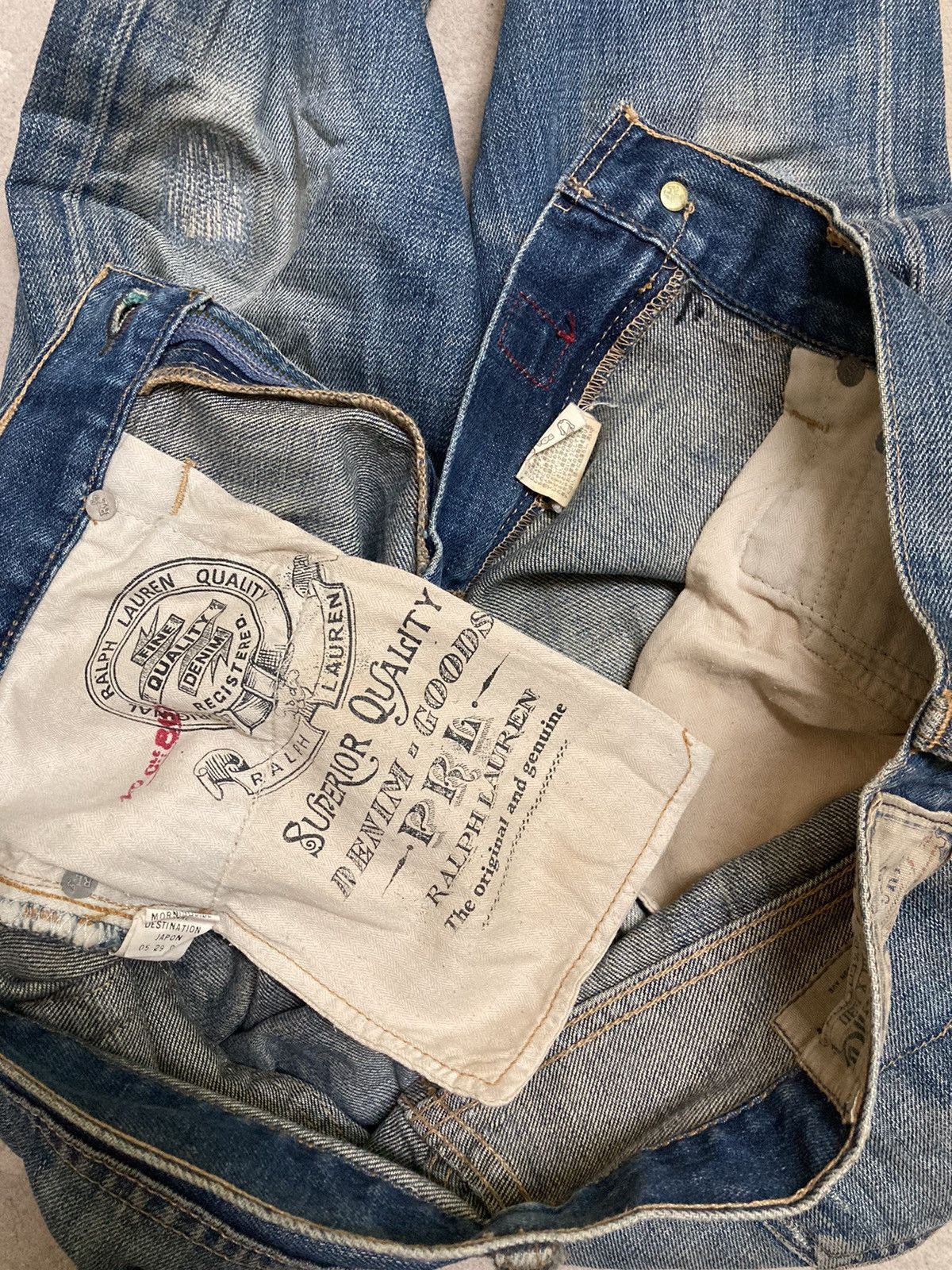 Polo Ralph Lauren Vintage Distressed Polo Ralph Lauren Classic Denim Size US 30 / EU 46 - 17 Thumbnail