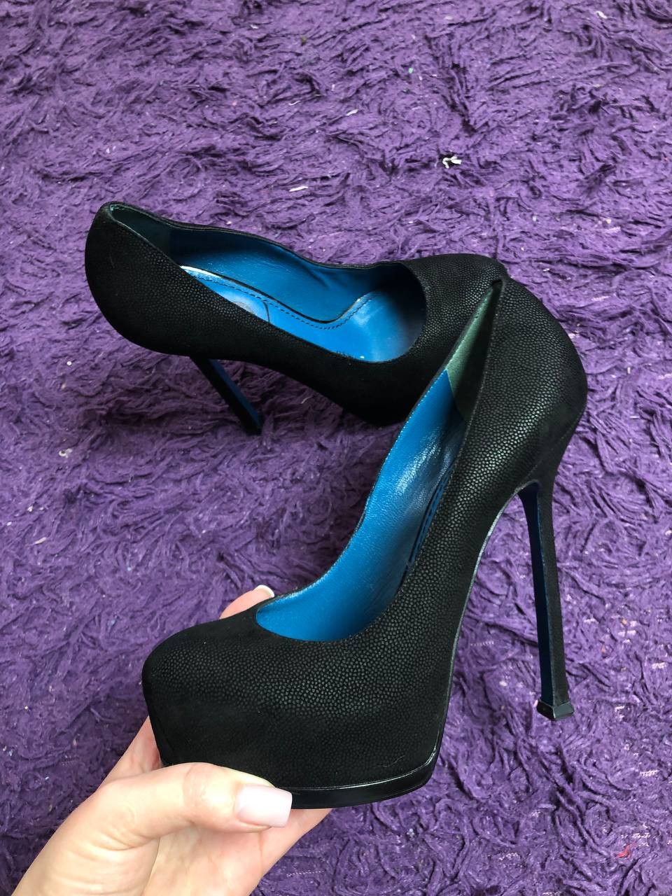 Yves Saint Laurent Yves Saint Laurent Tribtoo Pony Hair Pumps Size US 5 / IT 35 - 14 Thumbnail